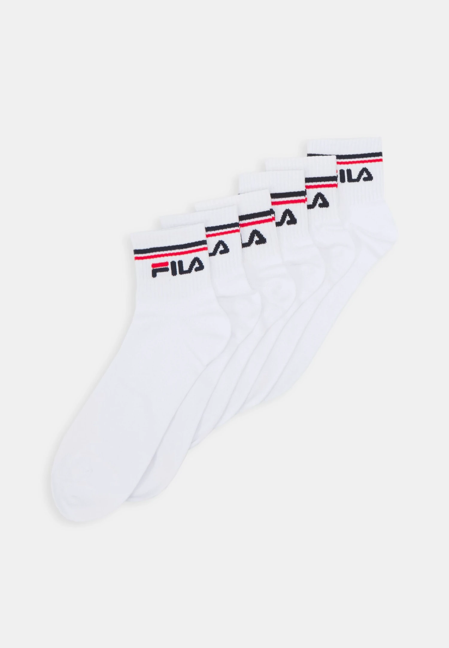 Fila Urban Quarter 6 Pack Unisex - Calcetines - White