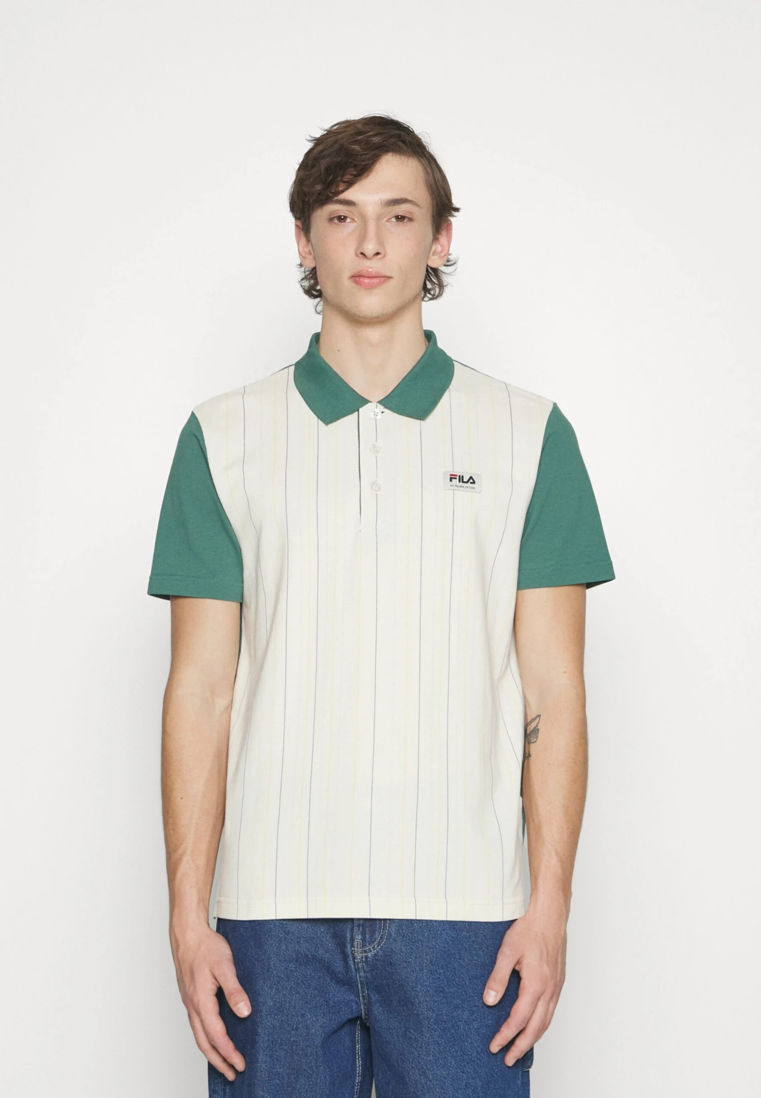 Fila Teugn - Polo - Blue Spruce/Antique White - Imagen 3