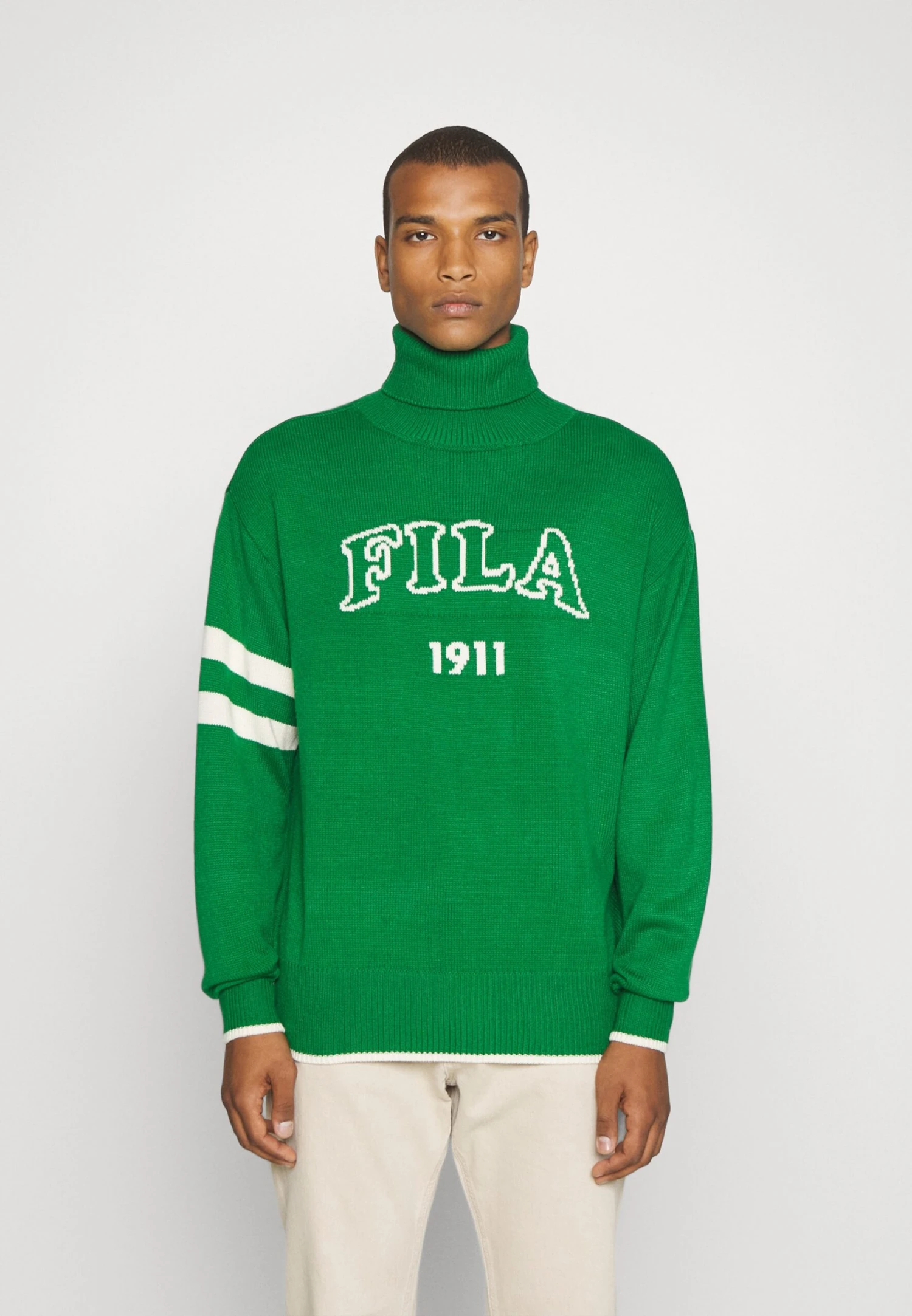 Fila Tirupati Turtle Neck- Jersey De Punto - Verdant Green