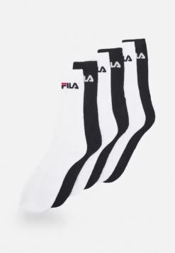 Fila Crew Tennis 6 Pack - Calcetines - Black/White