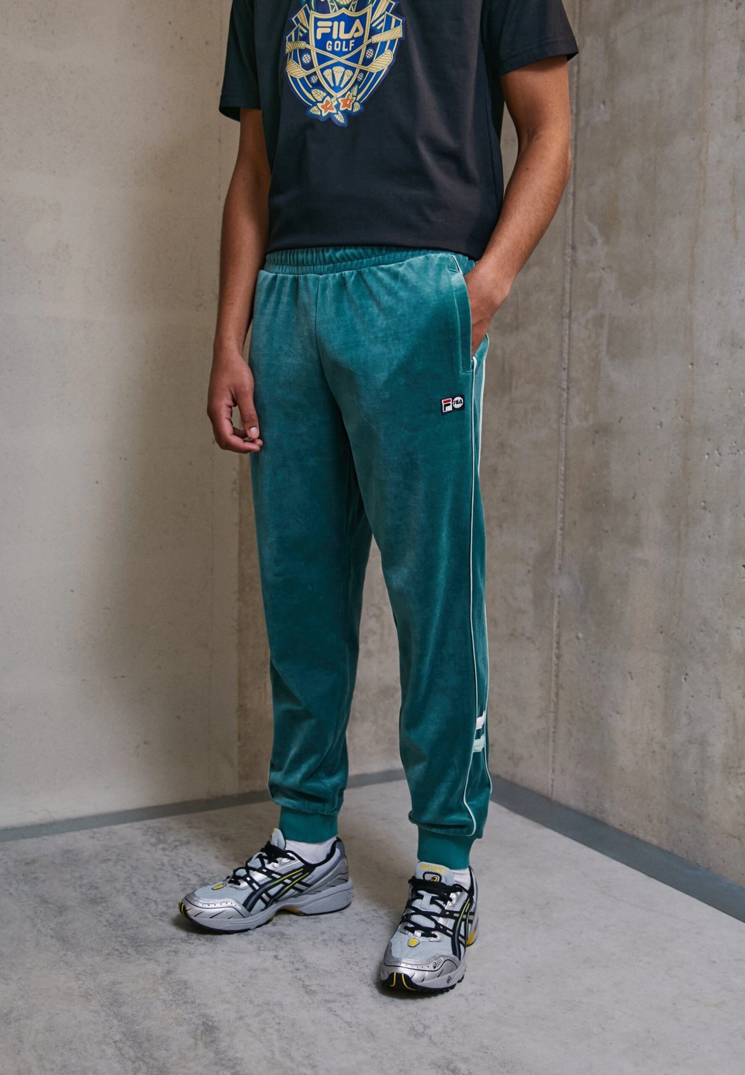 Fila Zinna Pants - Pantalones Deportivos - Blue Spruce