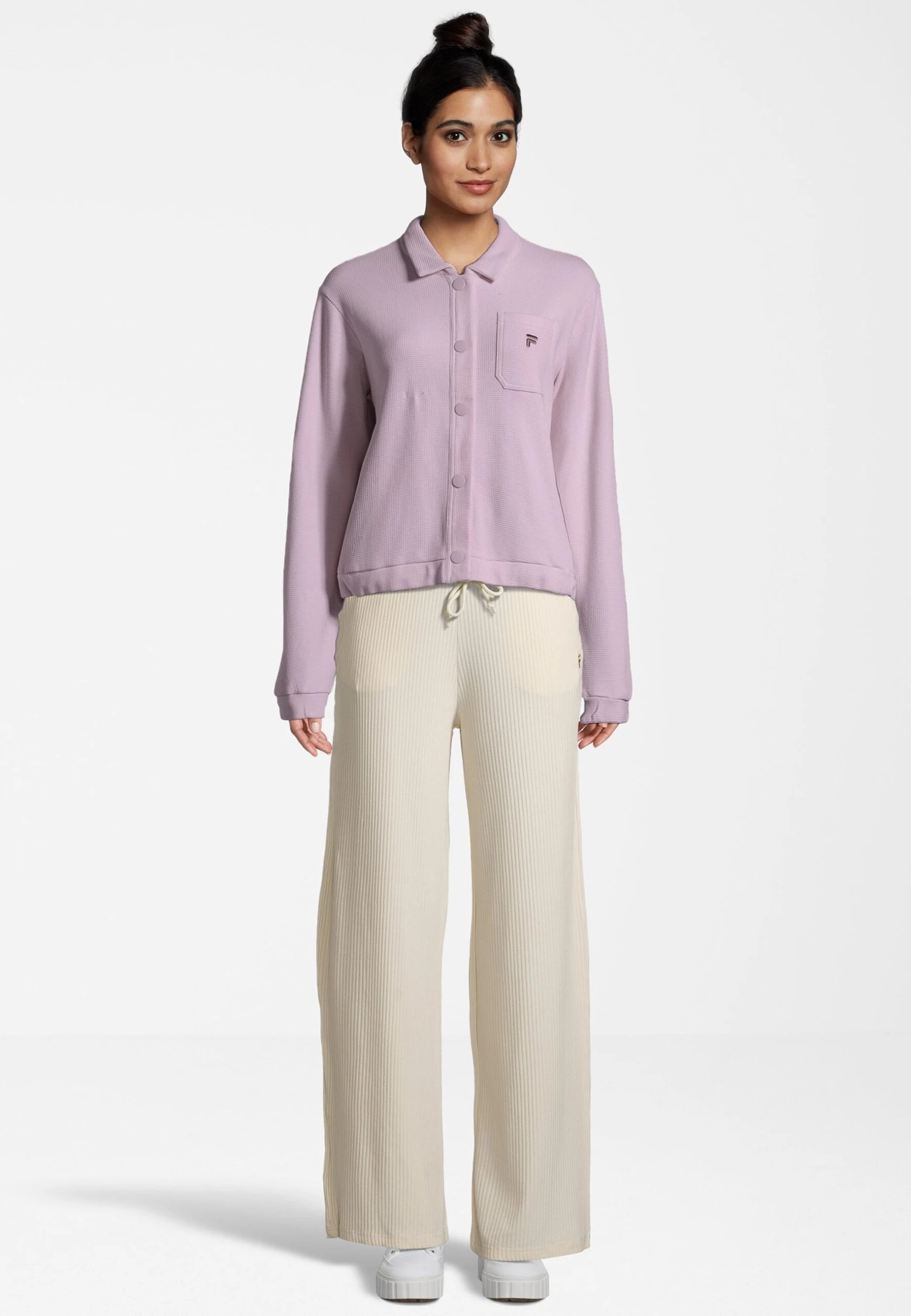 Fila Apparel Civita Cropped- Chaqueta Fina - Fair Orchid - Imagen 2