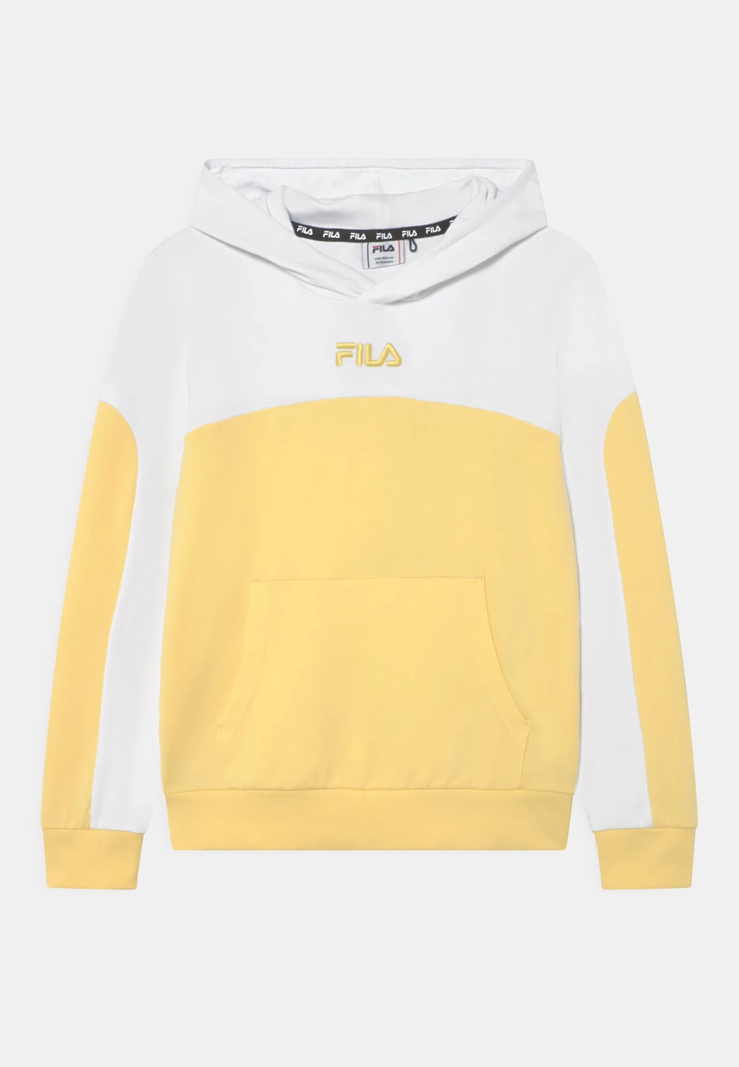 Fila Bad Zwesten Cropped Hoody - Sudadera - Bright White/Pale Banana
