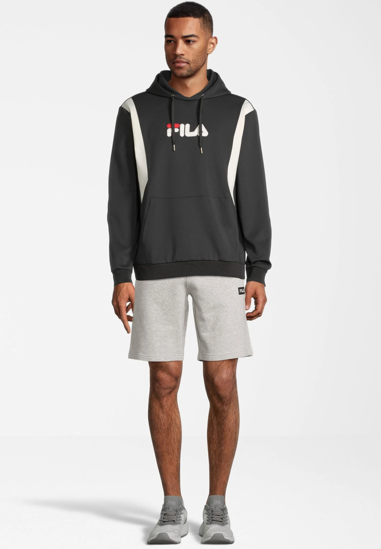 Fila Bogno- Jersey Con Capucha - Moonless Night Egret - Imagen 2