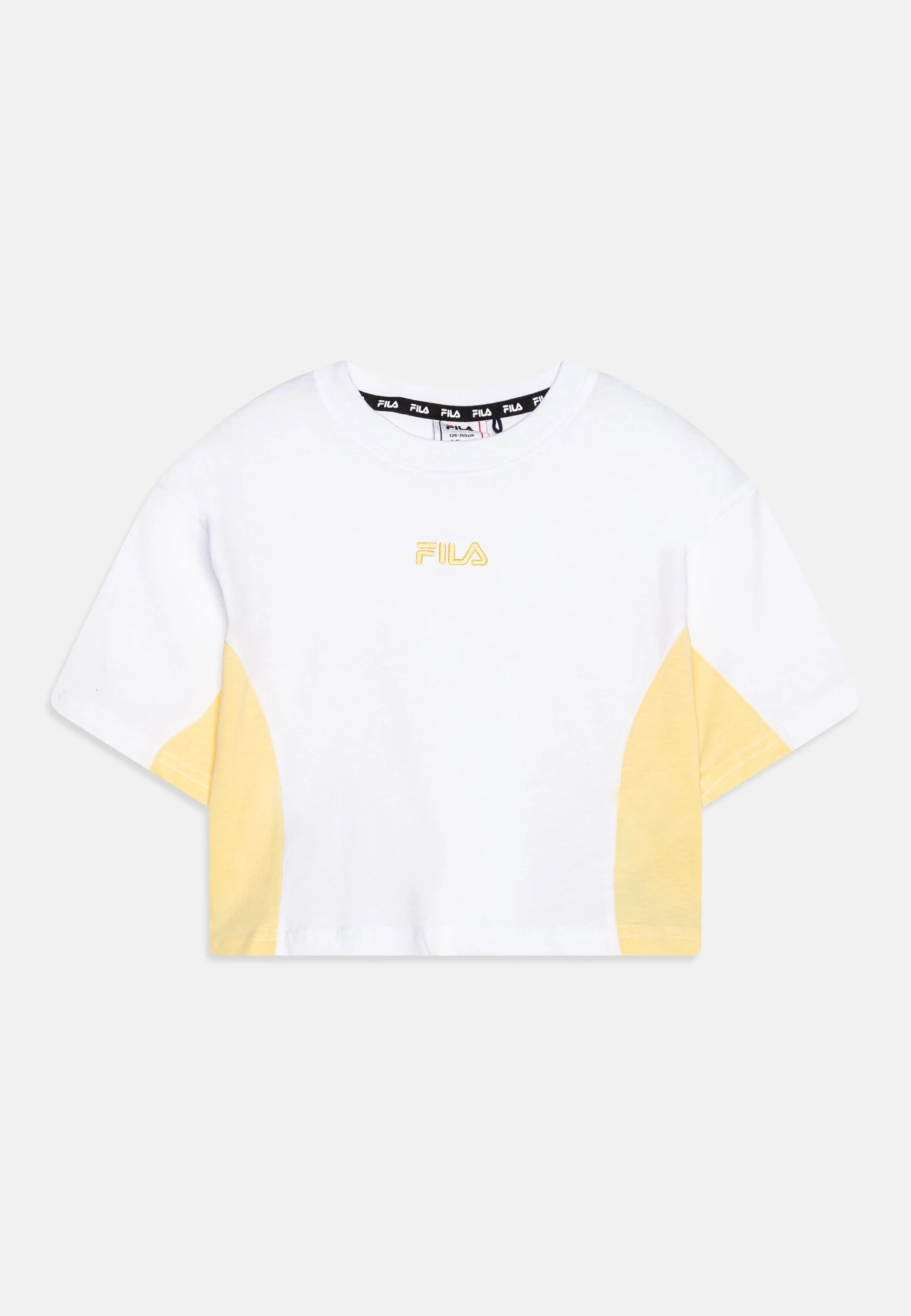 Fila Badajoz Tee - Camiseta Estampada - Bright White/Pale Banana