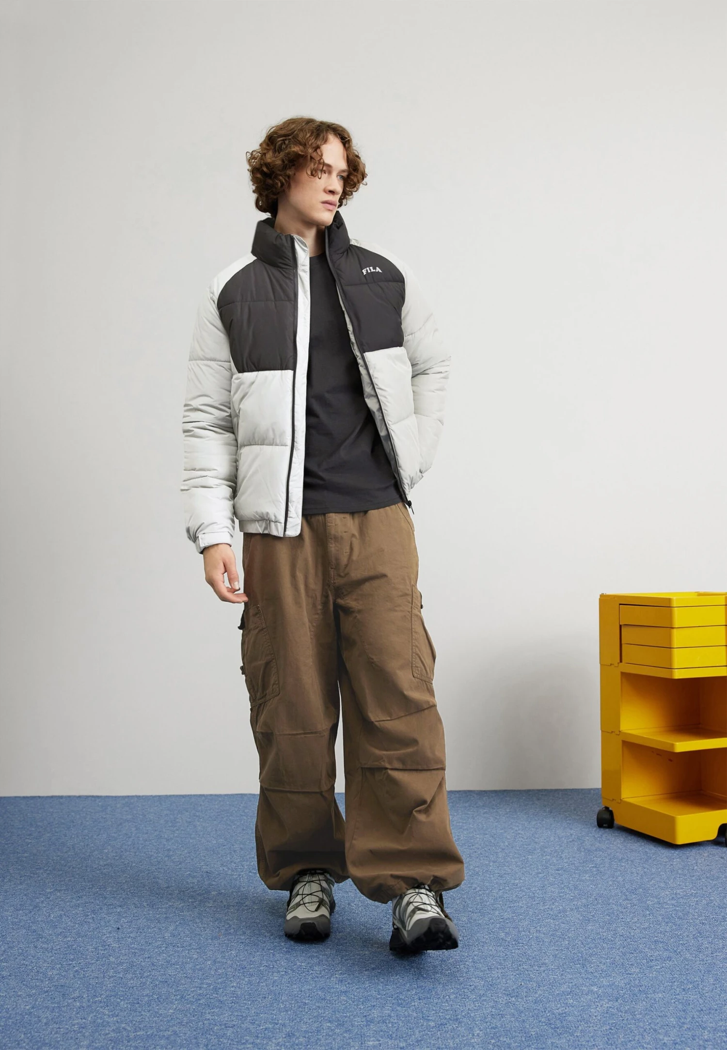 Fila Tarsus - Chaqueta De Invierno - Ultimate Gray - Black - Imagen 2