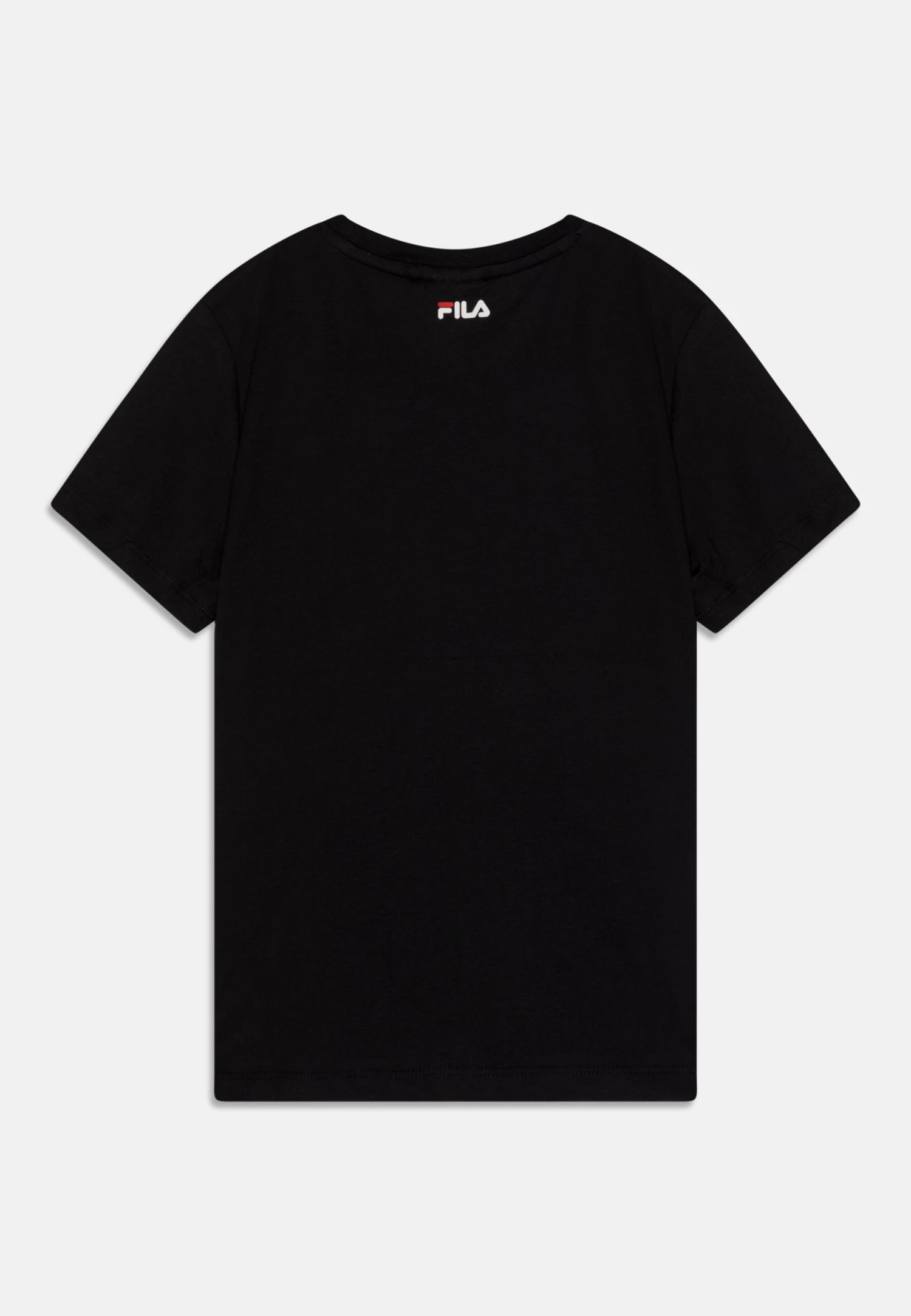 Fila Solberg Logo Tee Unisex - Camiseta Estampada - Black - Imagen 2