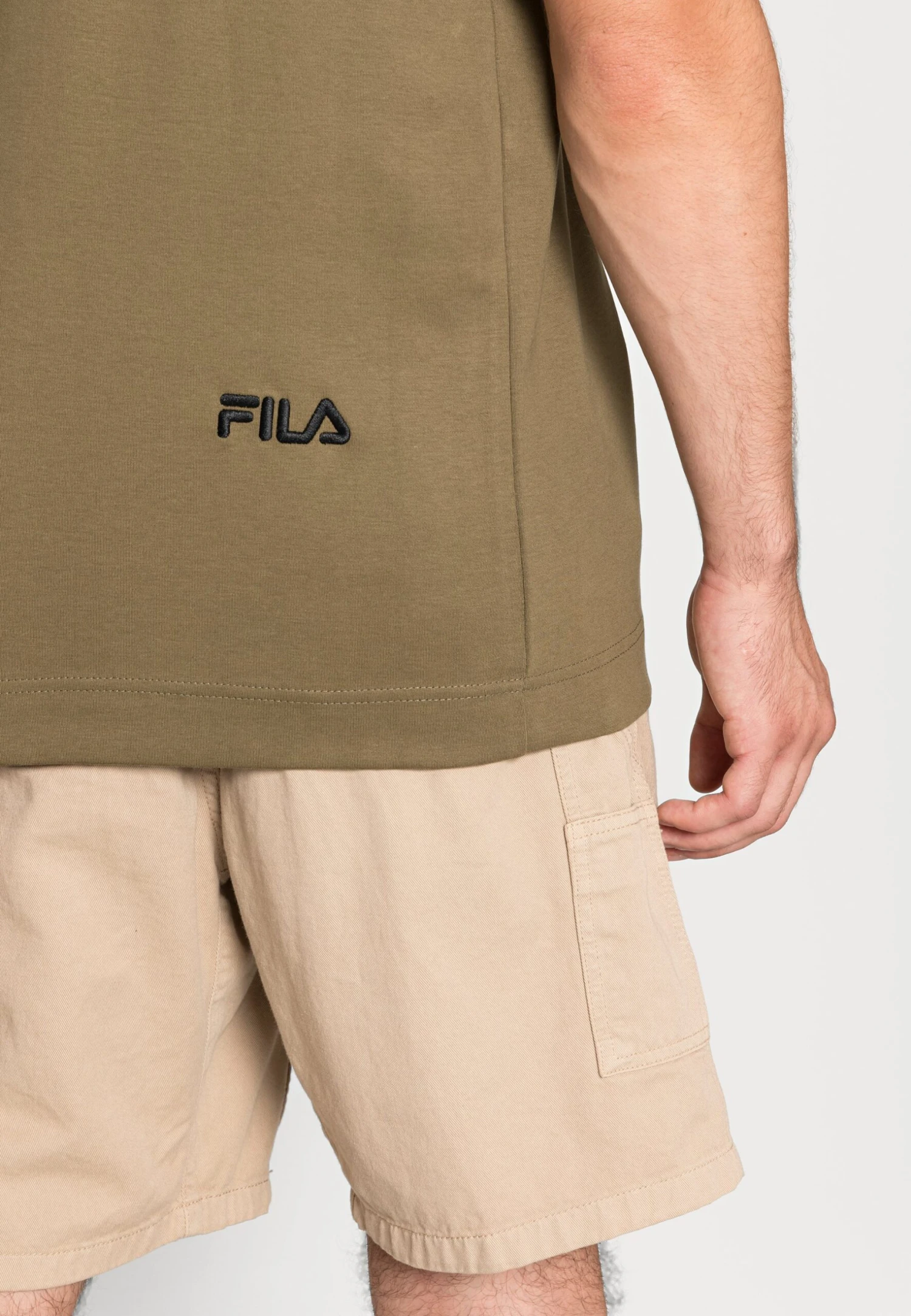 Fila Taipas Oversized Tee - Camiseta Estampada - Burnt Olive - Imagen 5