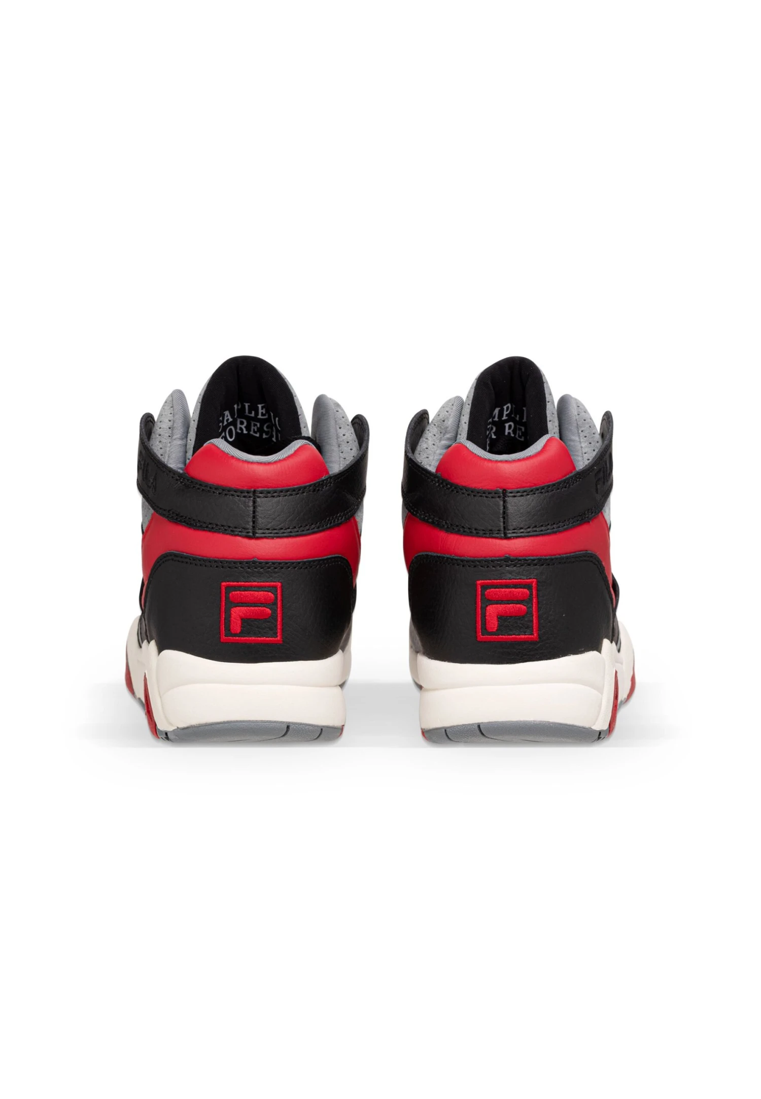 Footwear M-Squad S - Zapatillas Altas - Black/Fila Red - Imagen 4