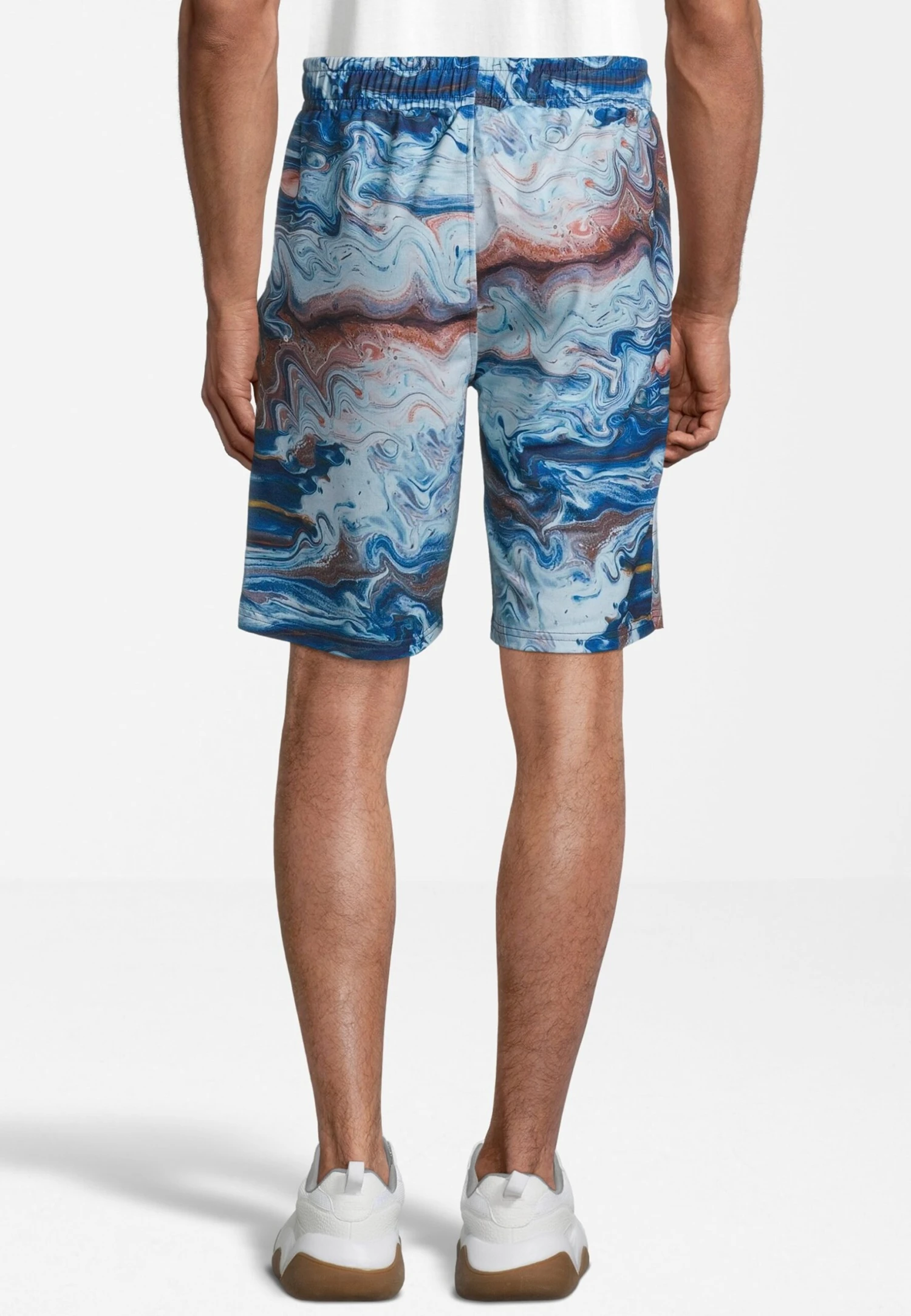 Fila Cuneo- Shorts - Blueacrylicpouring Aop - Imagen 3