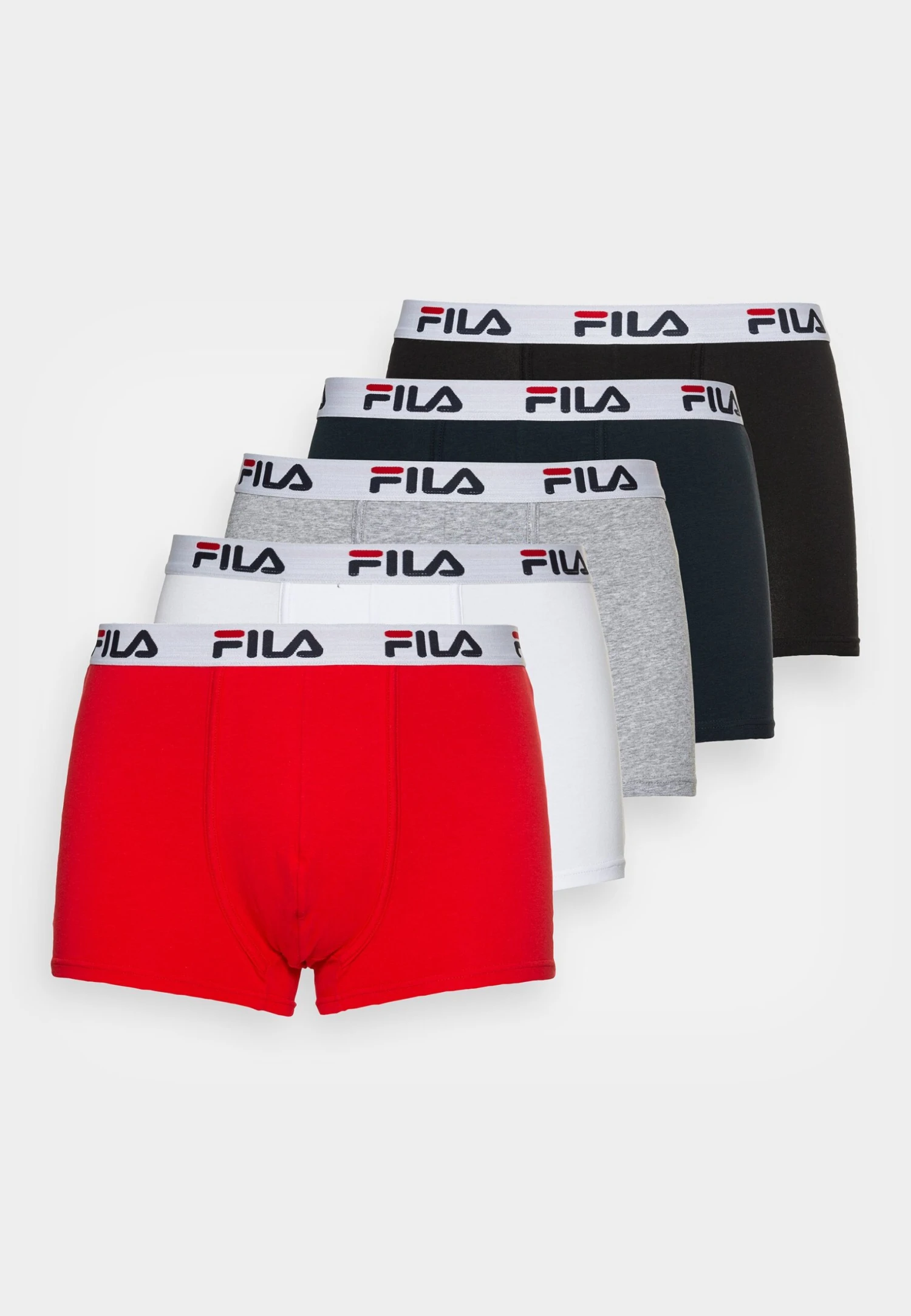 Fila Man Socks Italia 5 Pack - Culotte - Black/White/Grey/Navy/Red