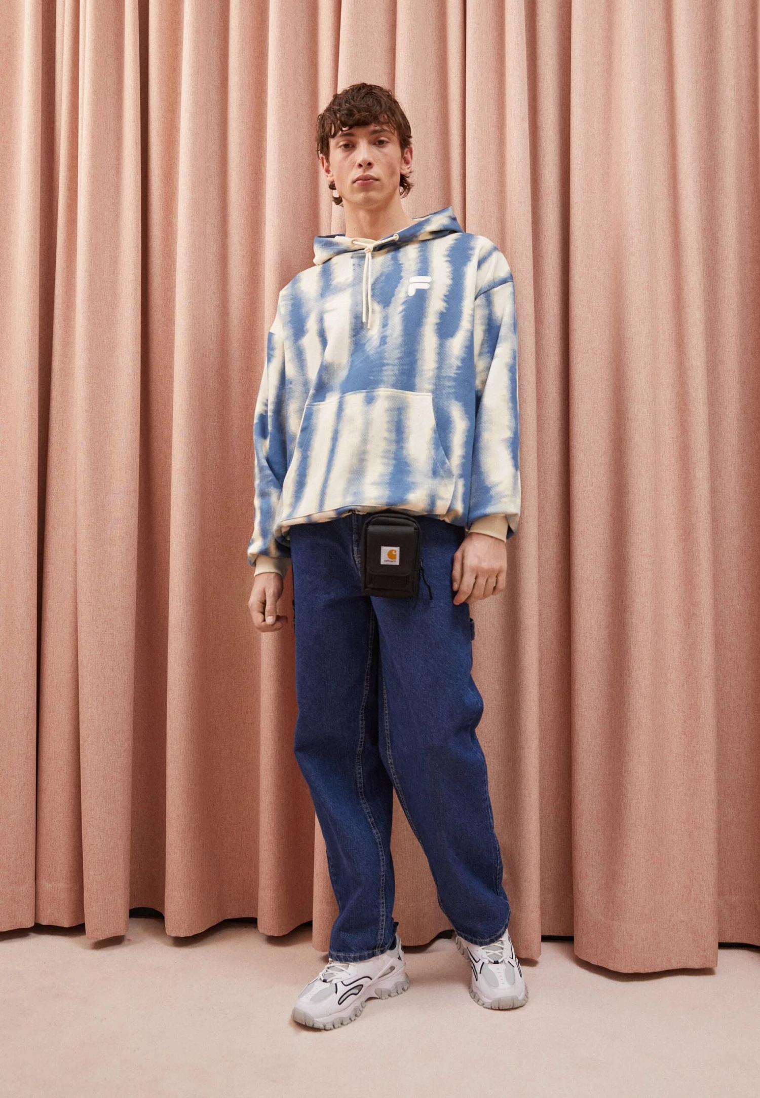 Fila Cajiz Oversized Hoody - Sudadera - Antique White/Water - Imagen 2