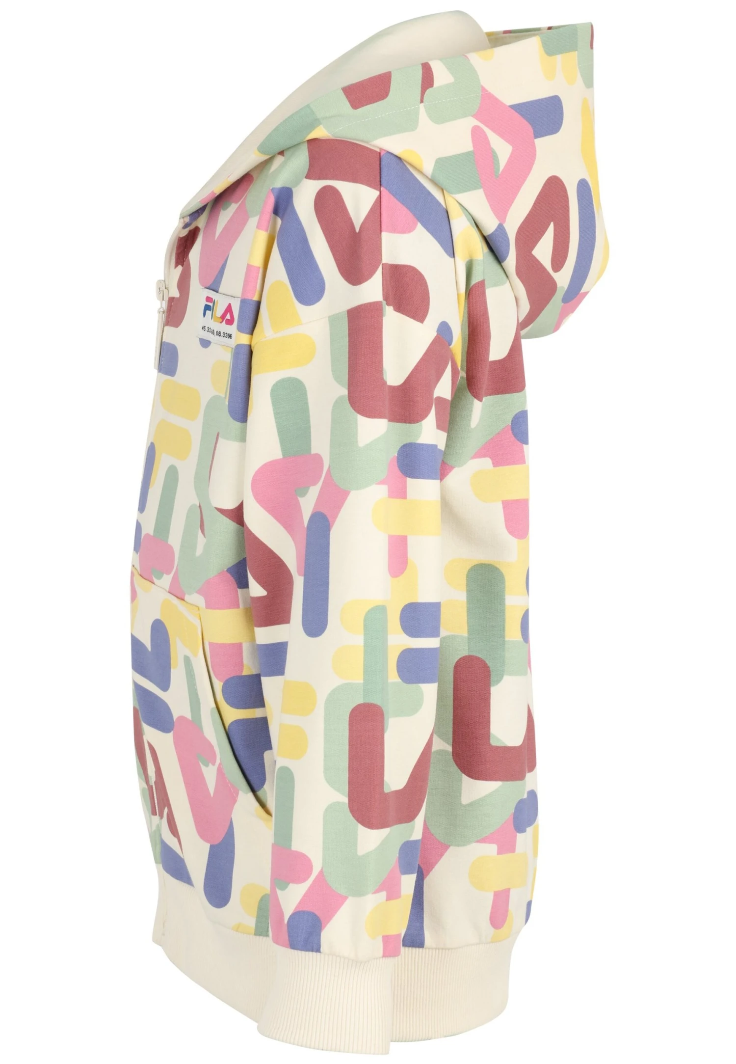 Fila Trennewurth Aop- Sudadera Con Cremallera - Antique White Letter Aop - Imagen 2