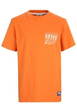 Fila Apparel Temnitztal- Camiseta Estampada - Celosia Orange