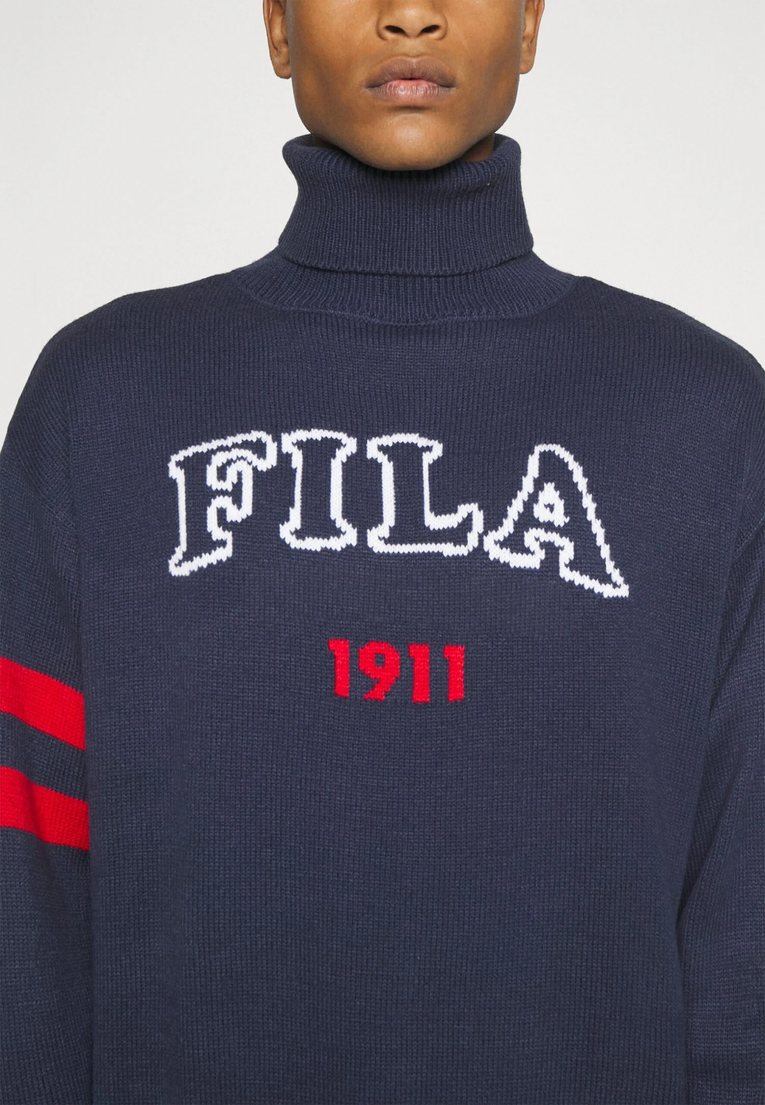 Fila Tirupati Turtle Neck- Jersey De Punto - Black Iris - Imagen 7