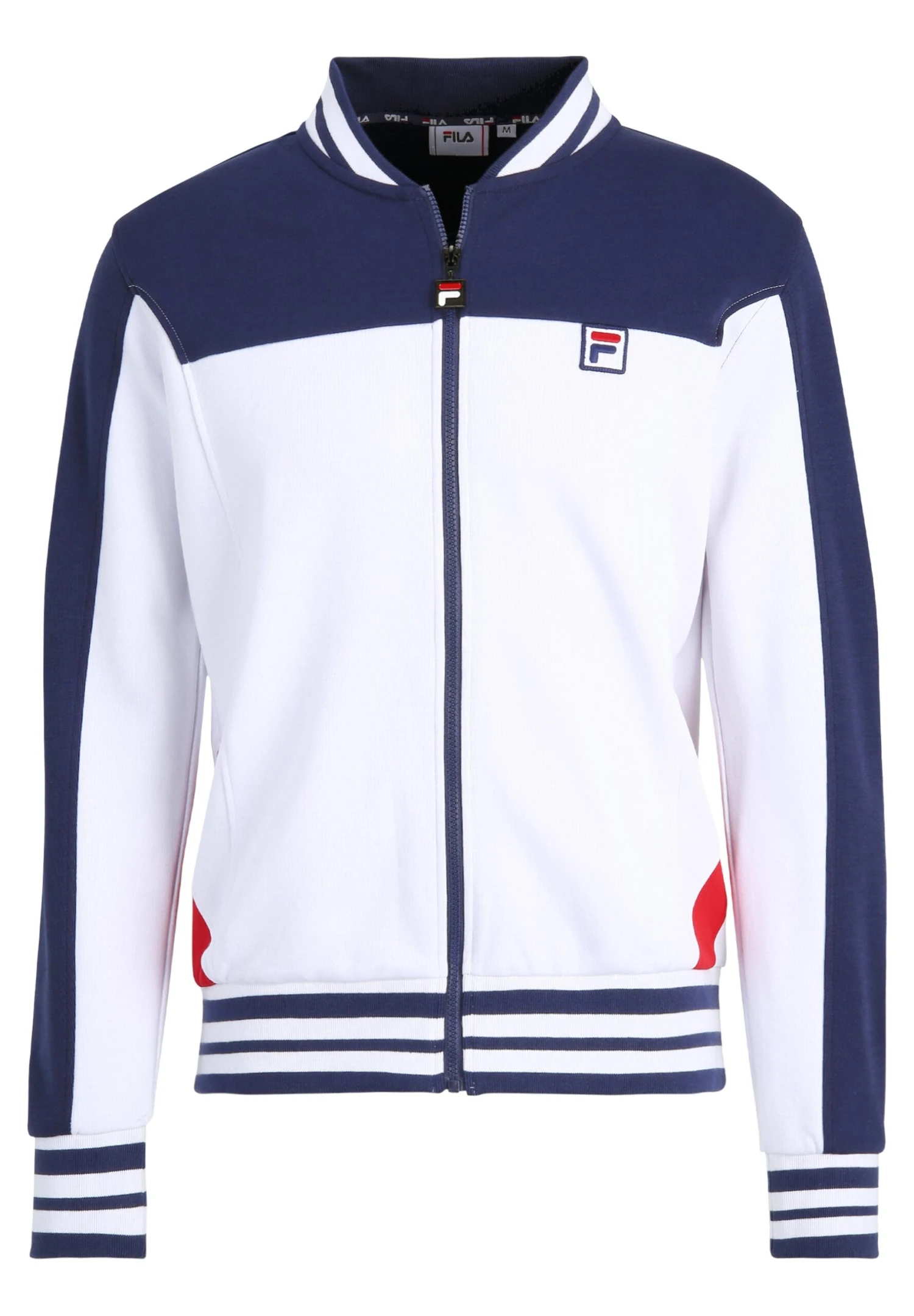 Fila Zigong- Chaquetas Bomber - Bright White Medieval Blue True Red - Imagen 4