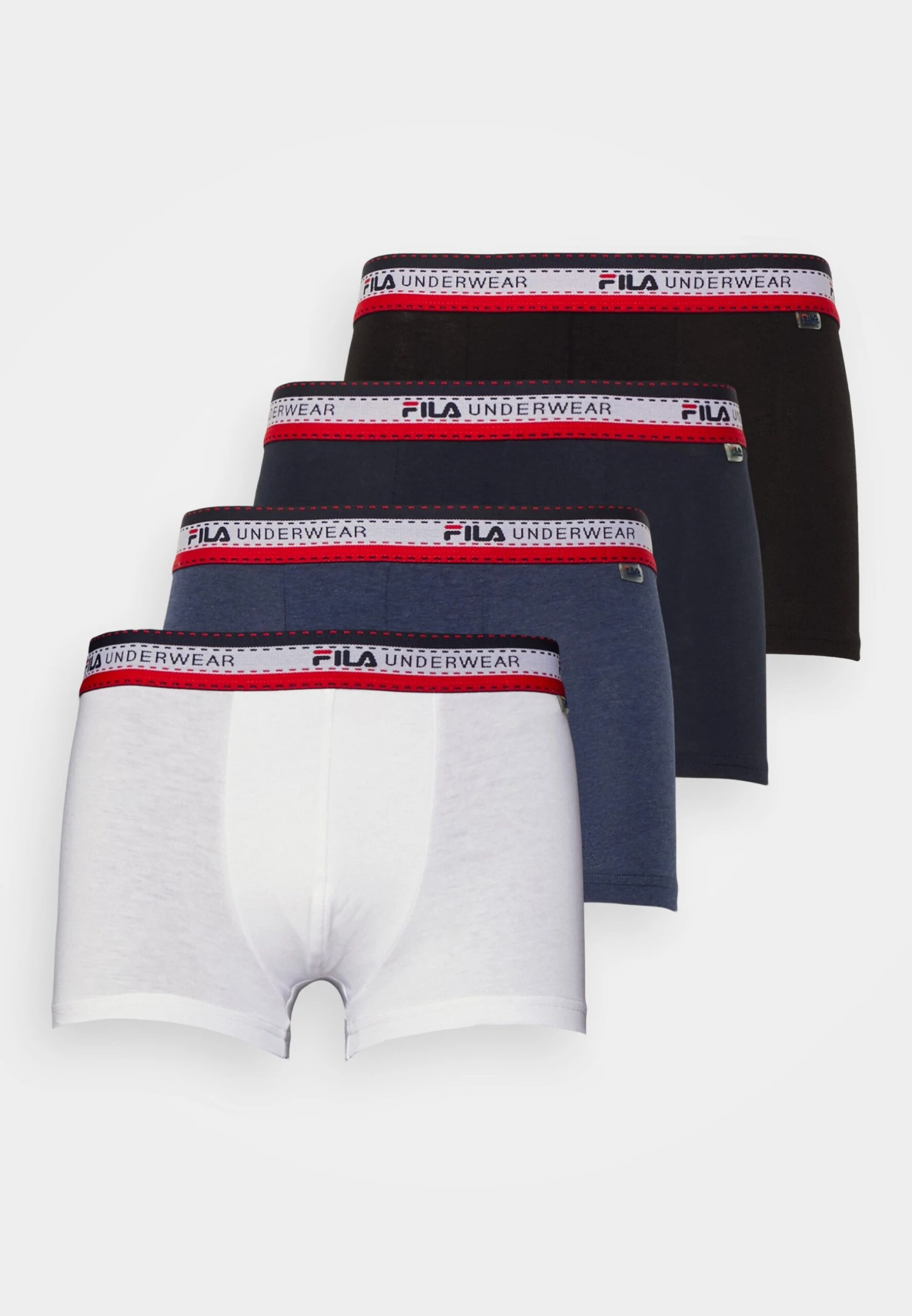 Fila Man Boxer 4 Pack - Culotte - Black/Navy/White/Jeans Melange - Imagen 5