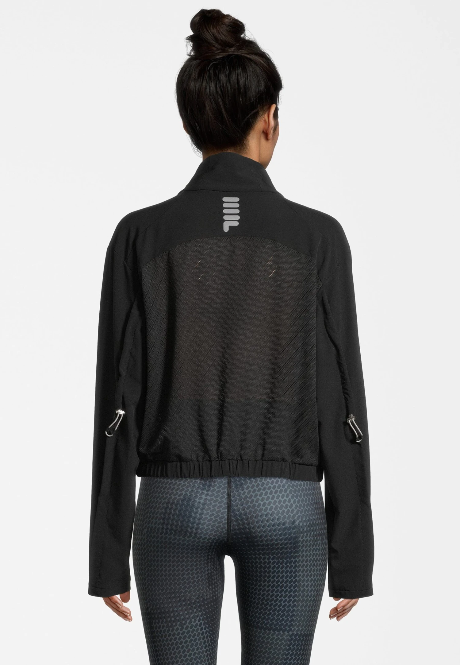 Fila Apparel Rovereto Cropped - Chaqueta De Entrenamiento - Black - Imagen 3