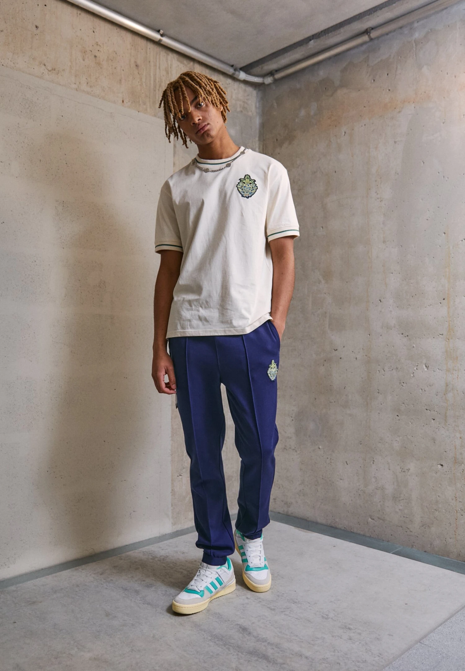 Fila Trassem Track Pants - Pantalones Deportivos - Medieval Blue - Imagen 2