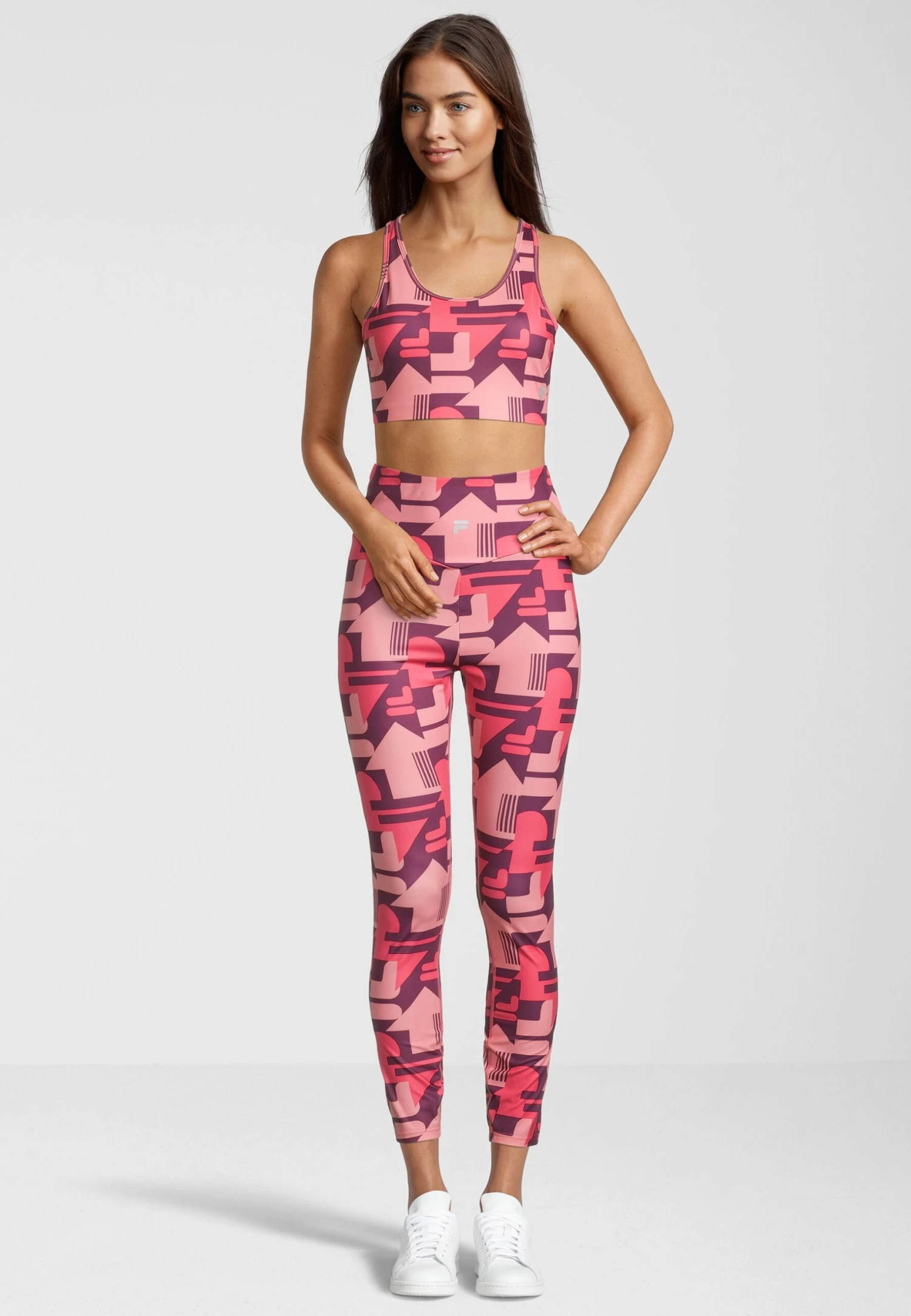 Fila Ragusa Aop- Leggings - Amaranth React Aop - Imagen 2