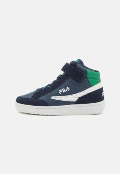 Fila Crew Mid Kids Unisex - Zapatillas Altas - Navy/Verdant Green