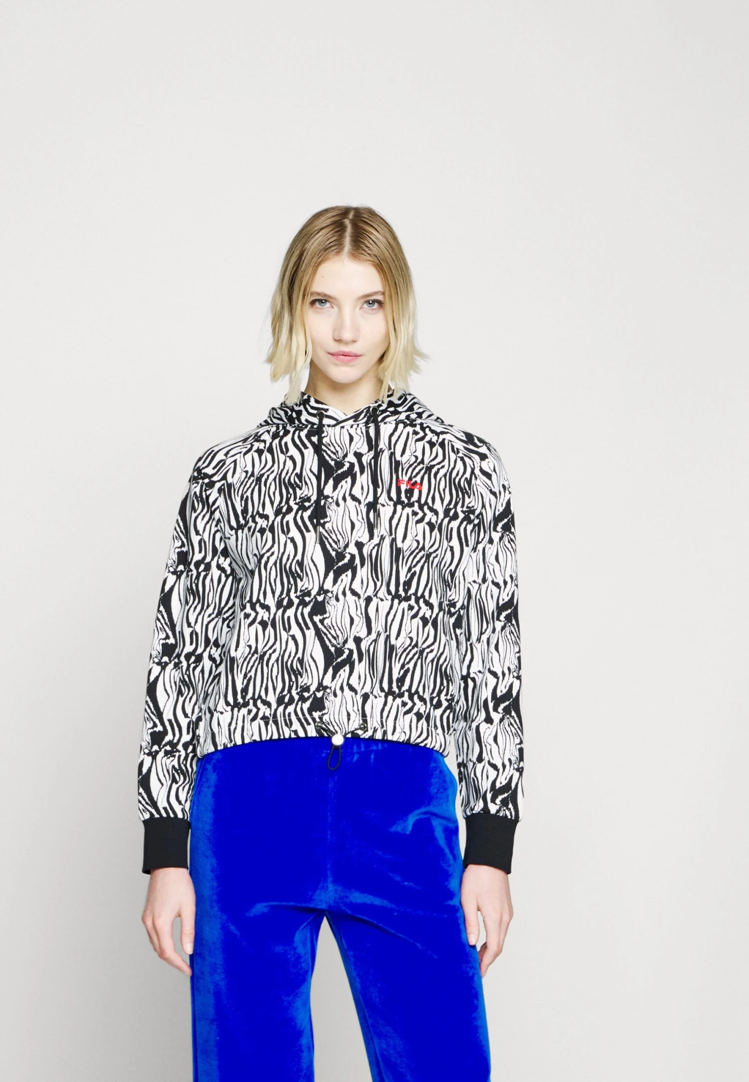 Fila Breza Cropped Hoody - Sudadera - Bright White - Imagen 3