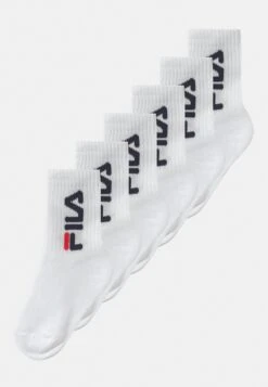 Fila Junior 6 Pack Unisex - Calcetines - White