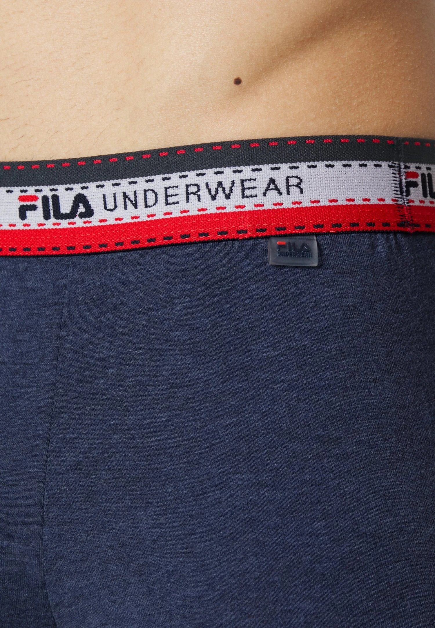 Fila Man Boxer 4 Pack - Culotte - Black/Navy/White/Jeans Melange - Imagen 6