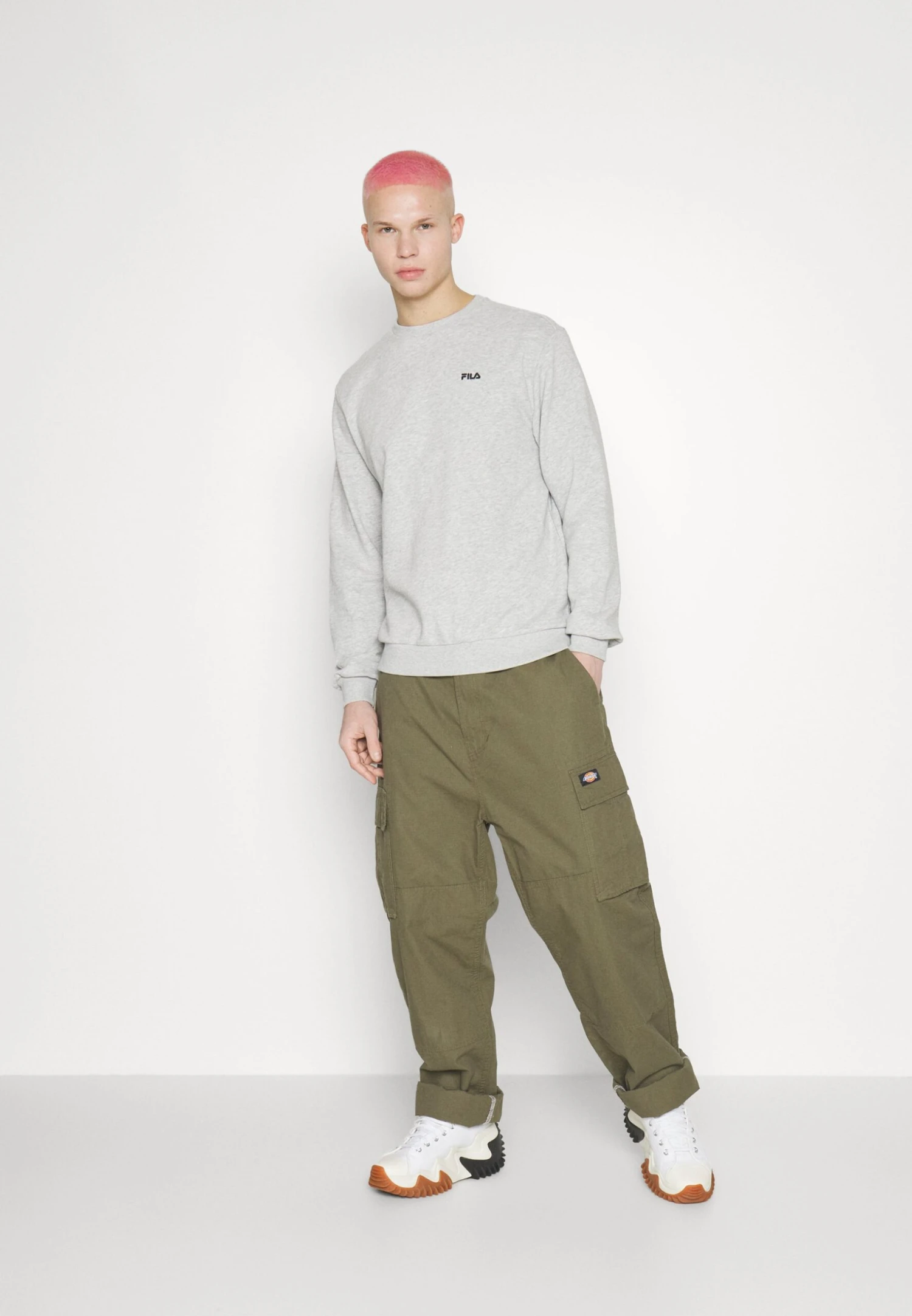 Fila Brustem Crew - Sudadera - Light Grey Melange - Imagen 5