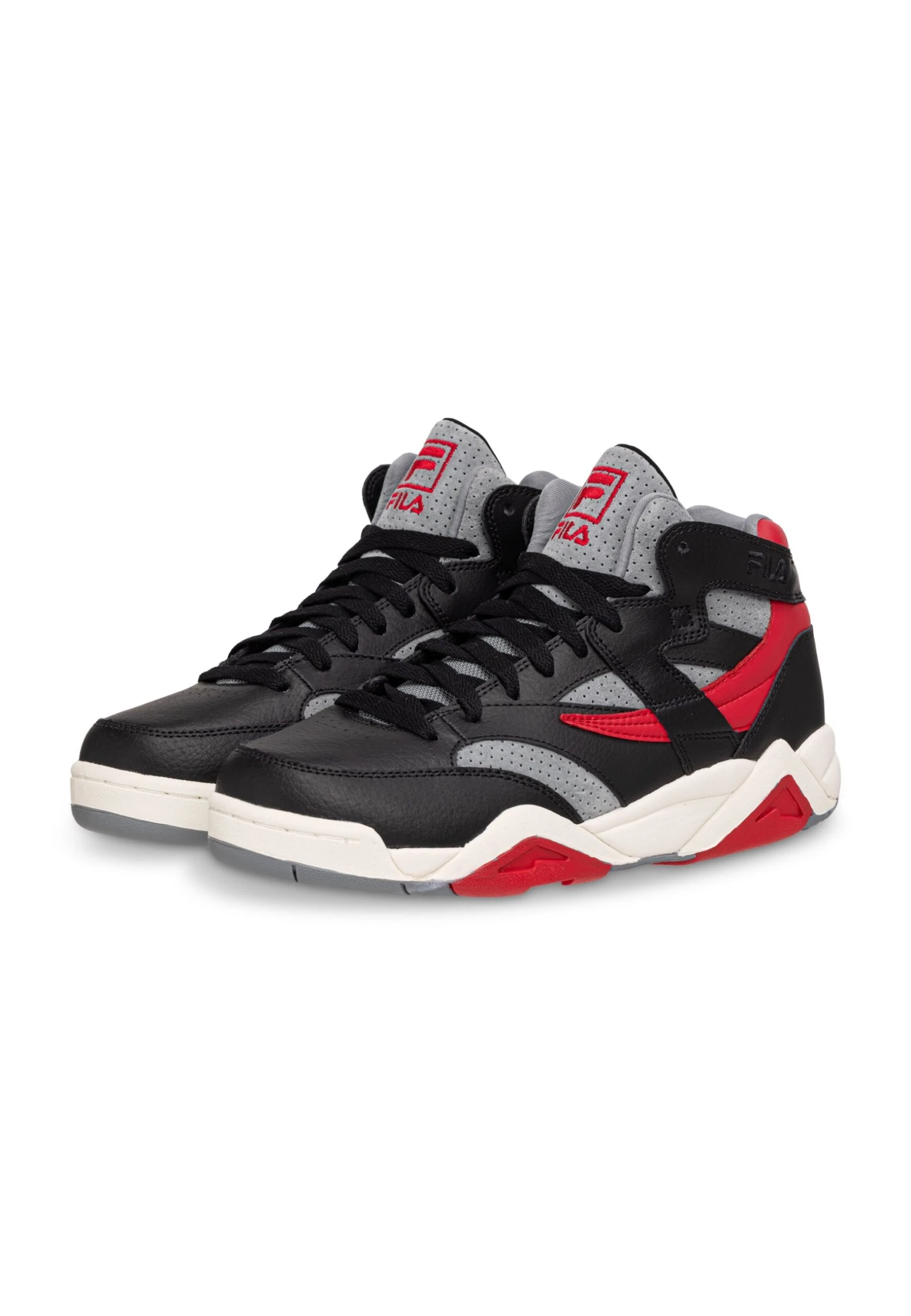 Footwear M-Squad S - Zapatillas Altas - Black/Fila Red - Imagen 2
