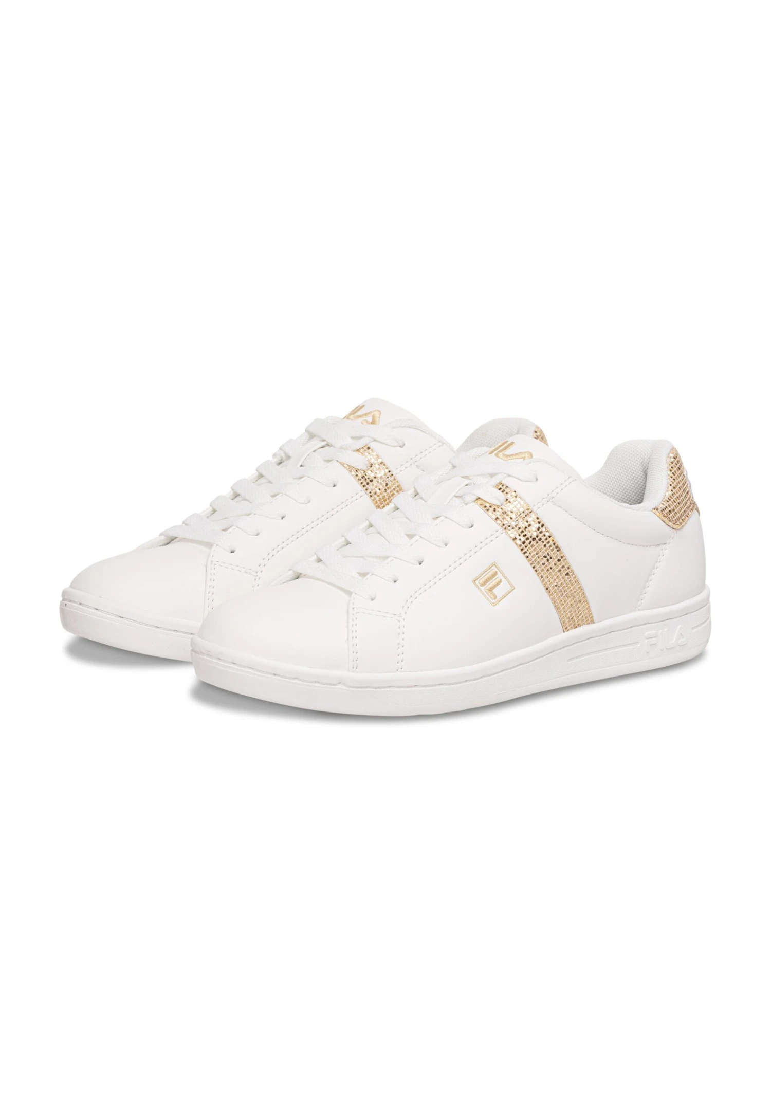 Fila Crosscourt 2 F - Zapatillas - White/Gold - Imagen 2
