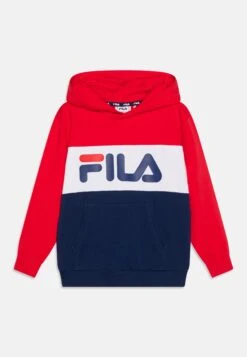 Fila Bagana Blocked Hoody Unisex - Sudadera - Medieval Blue/True Red/Bright White