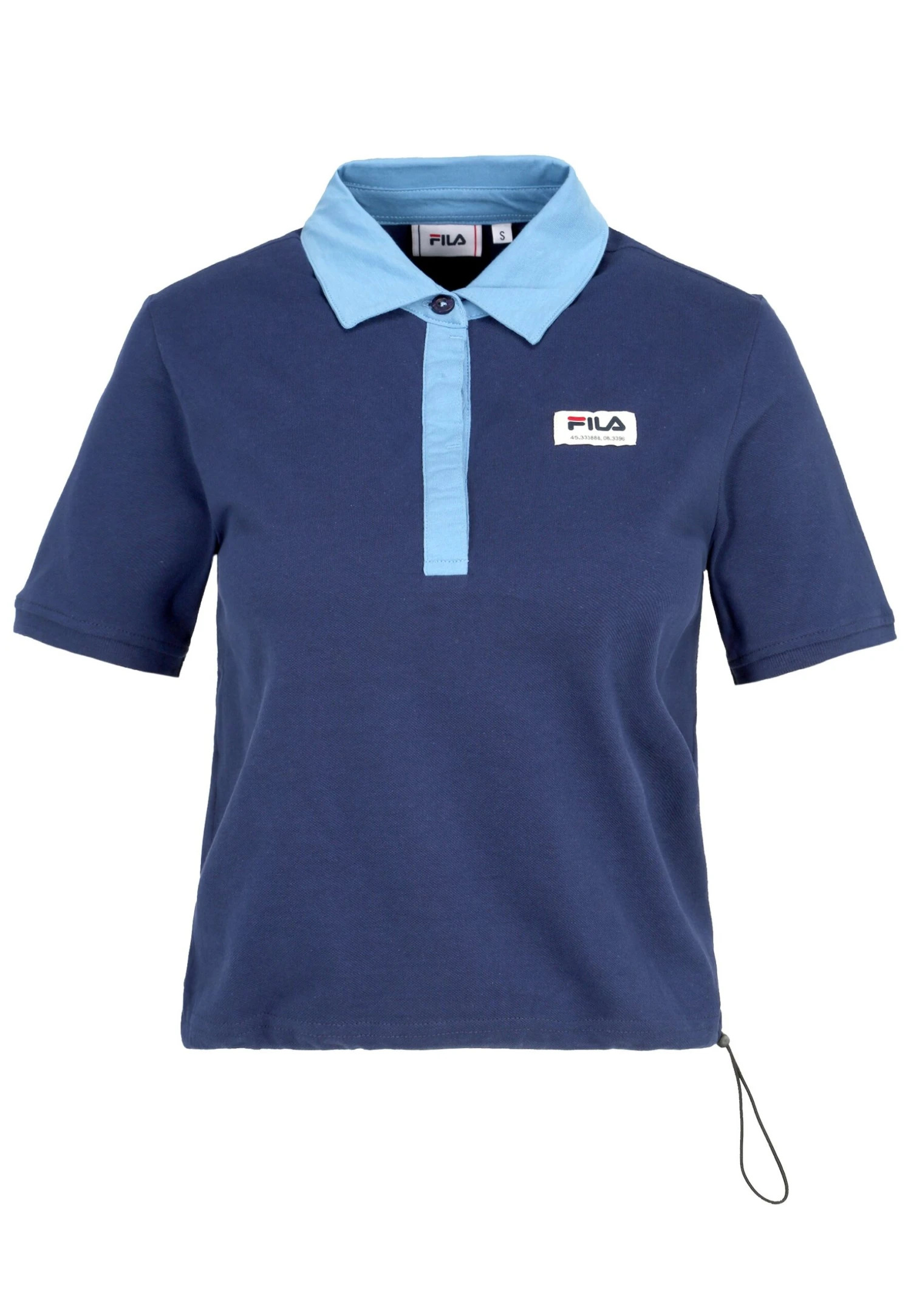 Fila Apparel Tarbeck Cropped Tee - Polo - Medieval Blue - Imagen 4