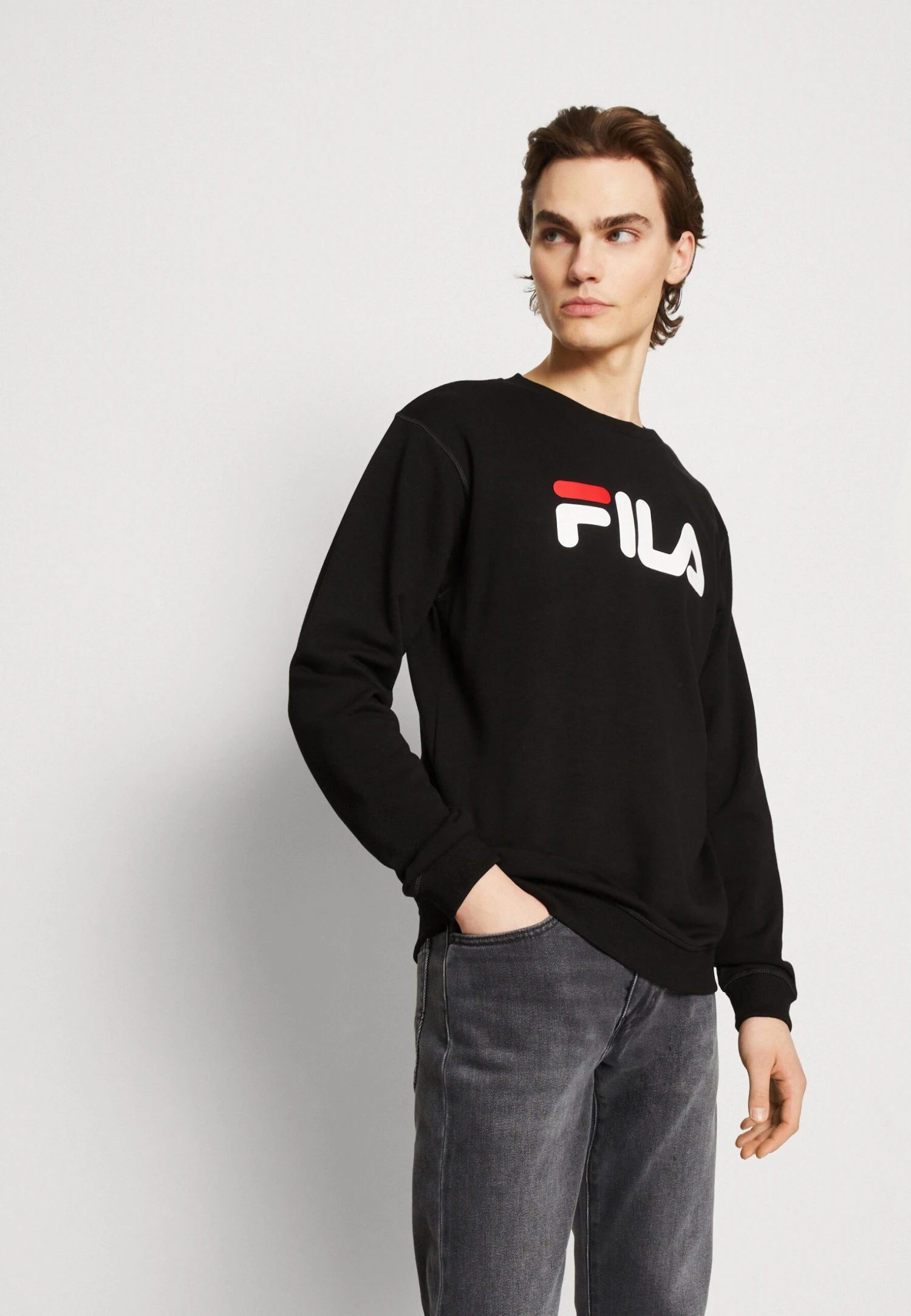 Fila Barbian Crew Unisex - Sudadera - Black - Imagen 4