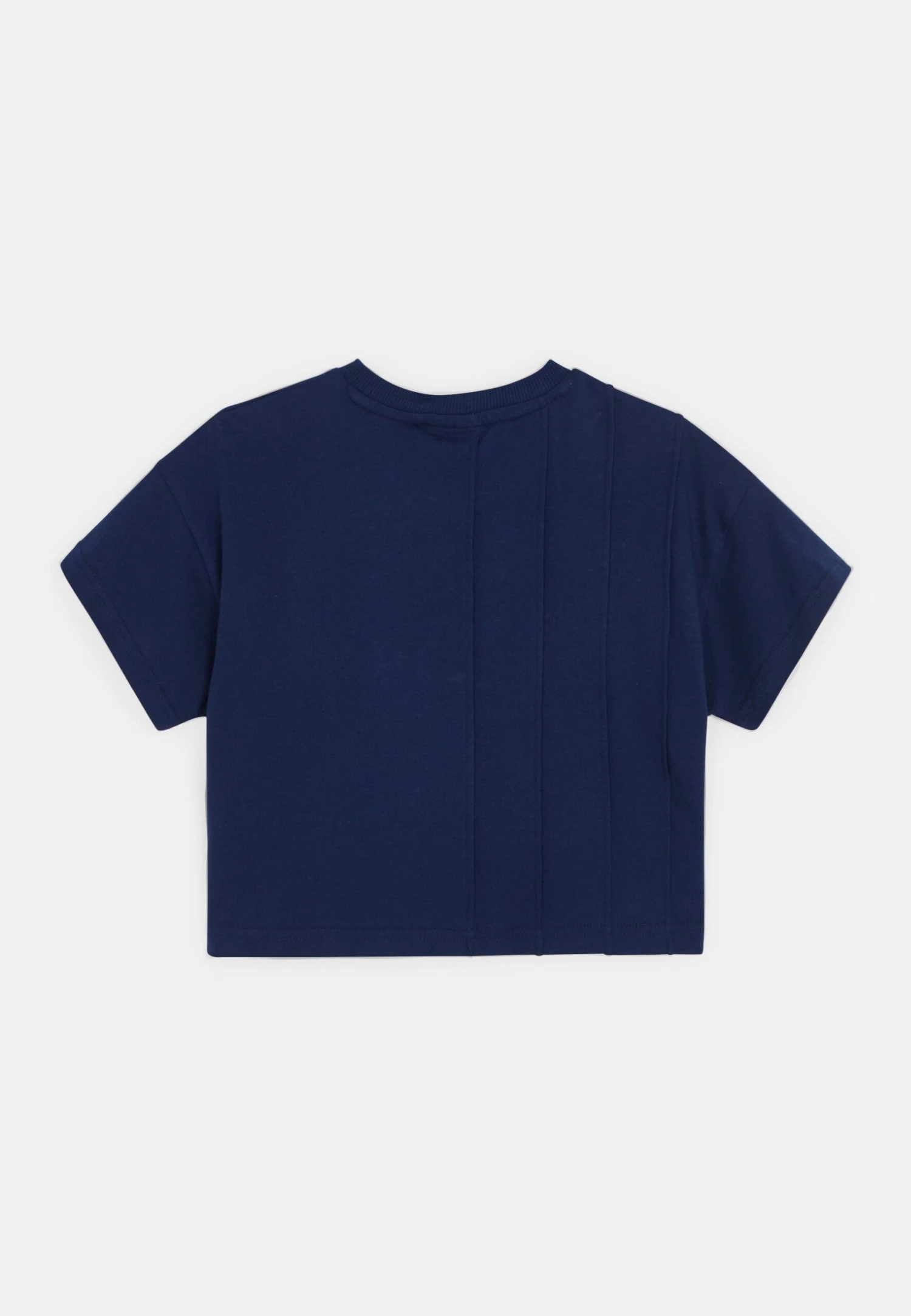 Fila Apparel Taucha Cropped Tee With Pintucks - Camiseta Estampada - Medieval Blue - Imagen 2