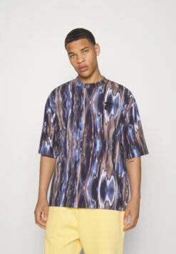 Fila Commercy Oversized Tee Unisex - Camiseta Estampada - Blue Melting