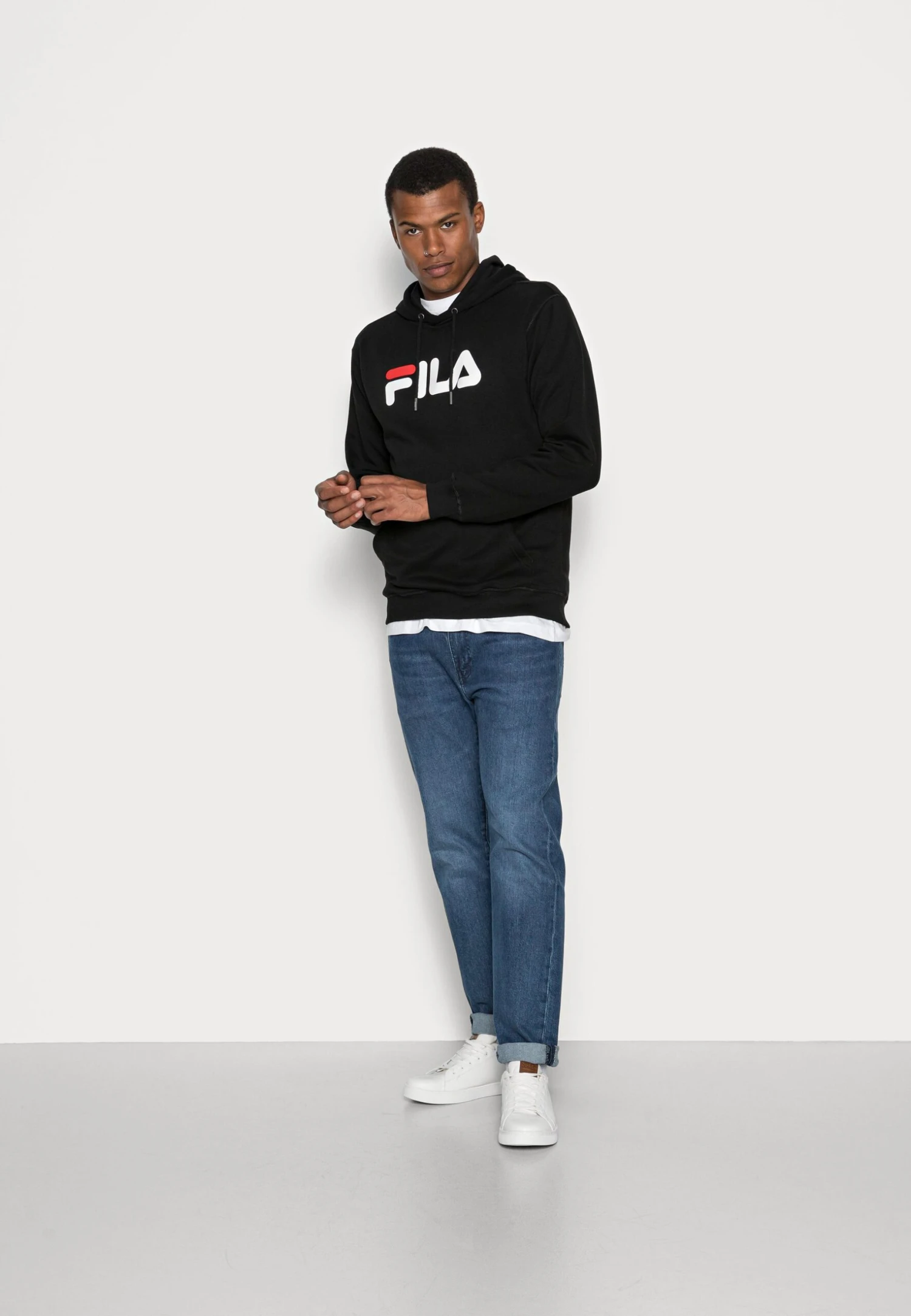 Fila Pure Hoody - Jersey Con Capucha - Black - Imagen 2