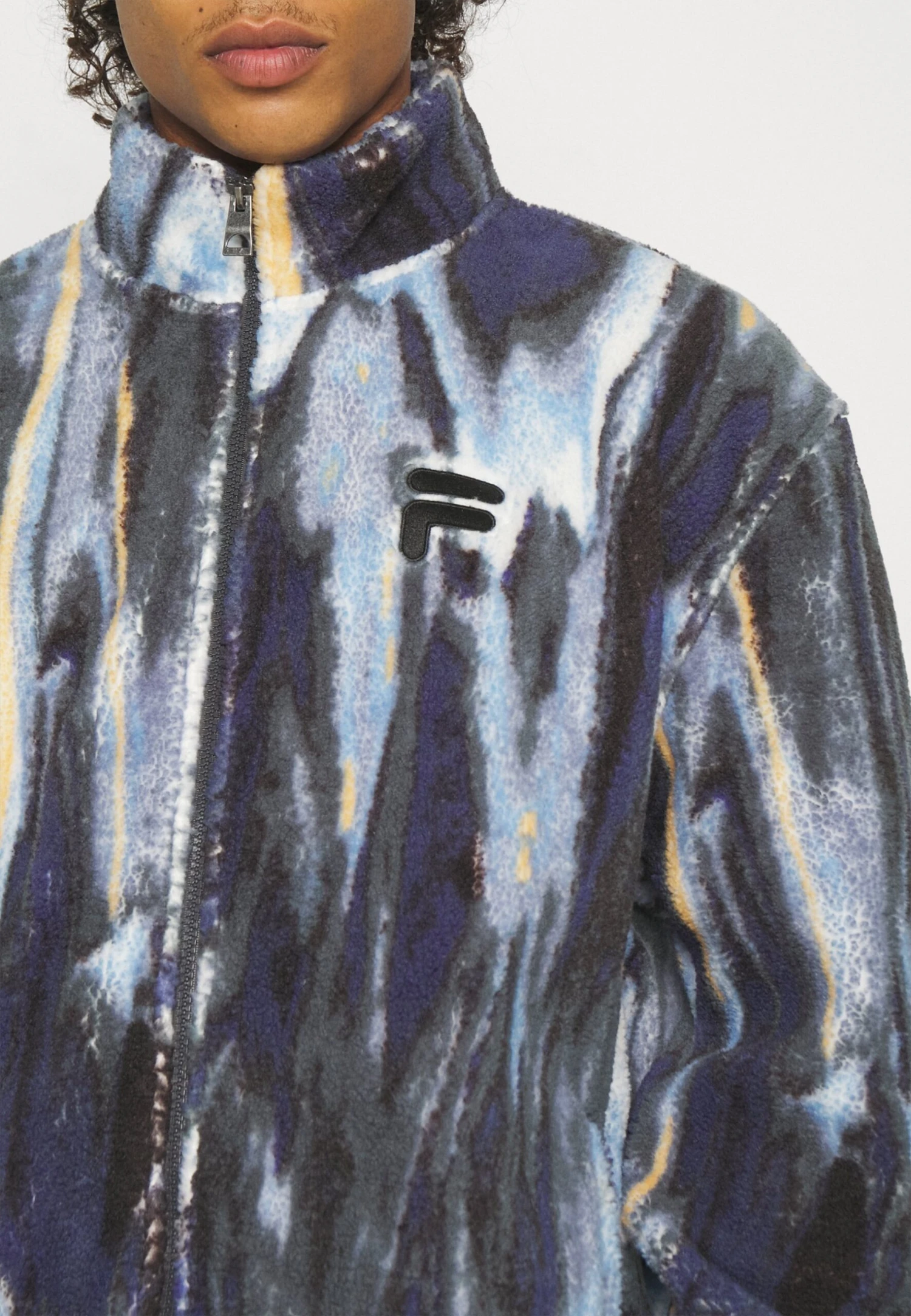 Fila Couzeix Zipper Jacket Unisex - Forro Polar - Blue - Imagen 6