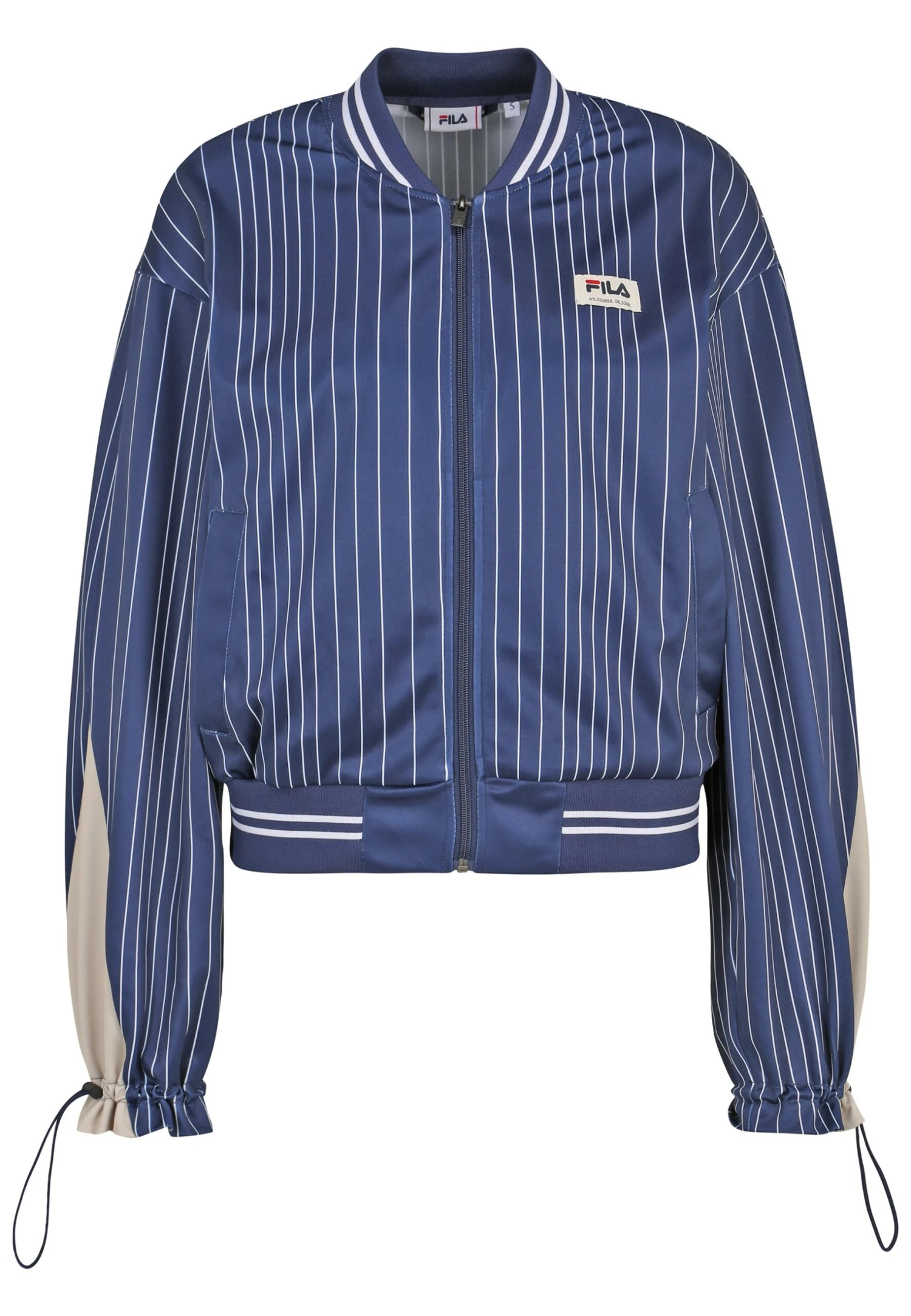 Fila Torrelavega - Chaqueta De Entrenamiento - Medieval Blue Antique White Irregular Striped - Imagen 4