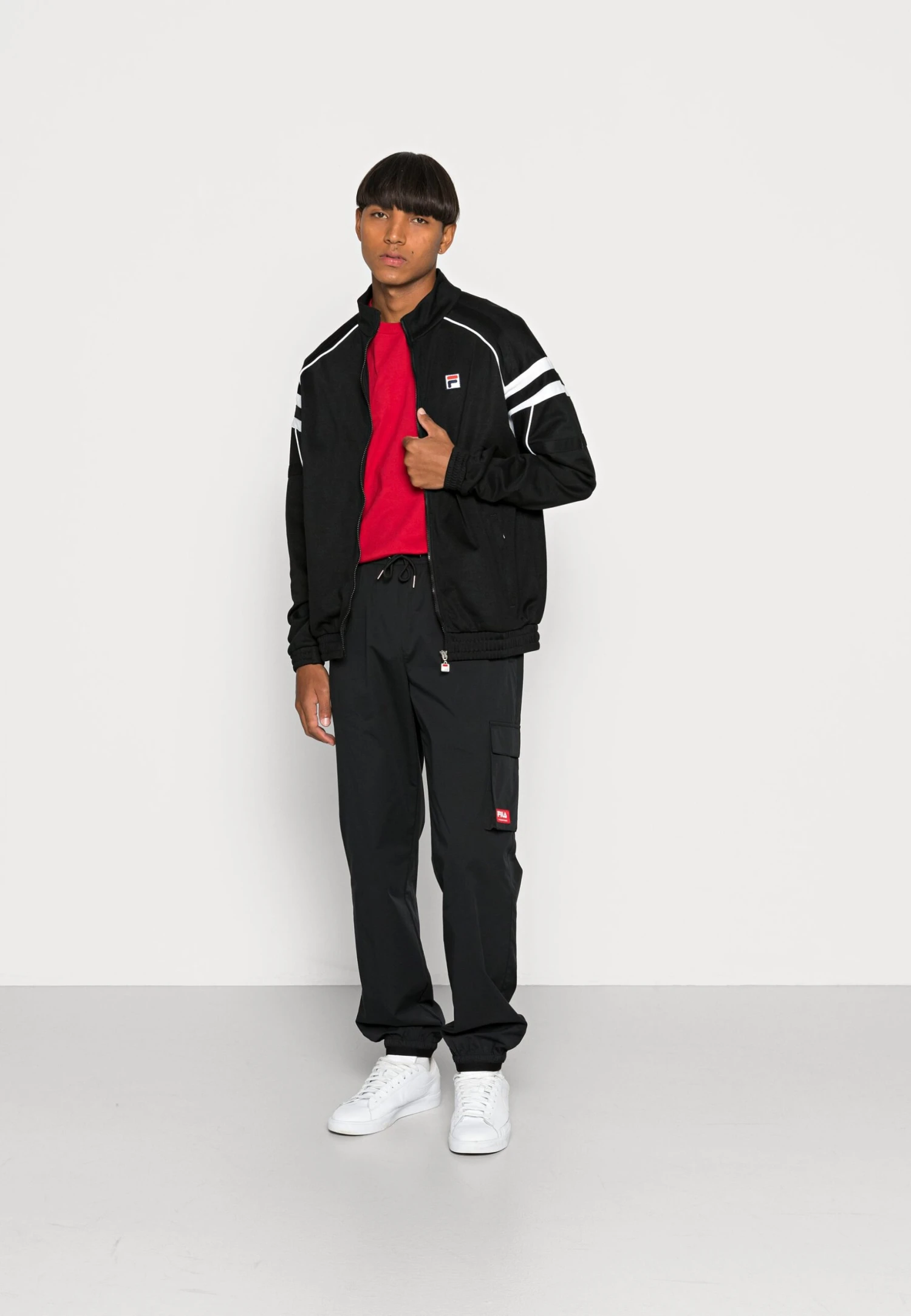 Fila Turhal Pants - Pantalones Cargo - Black Beauty - Imagen 2