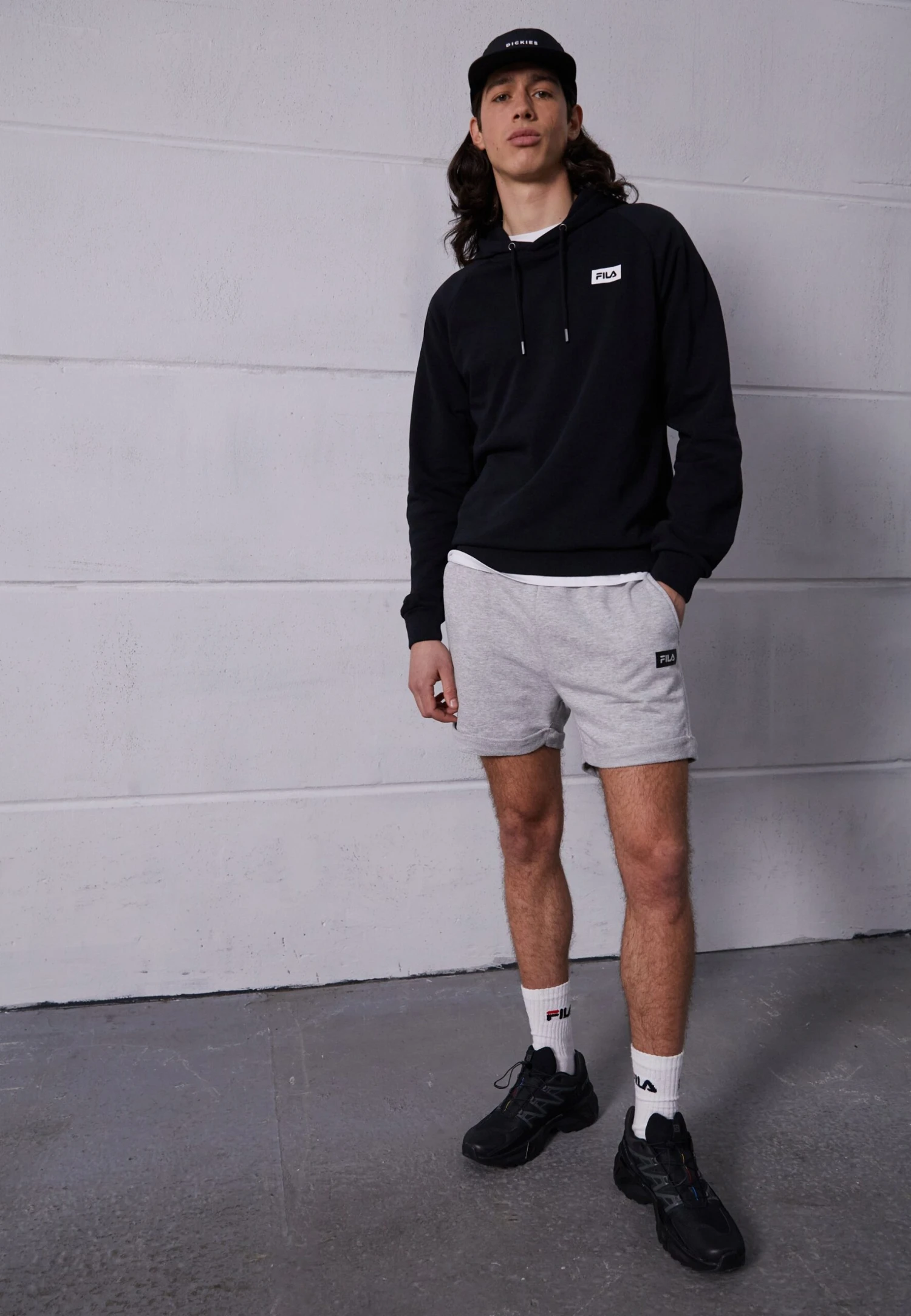 Fila Belfort Hoody - Jersey Con Capucha - Black