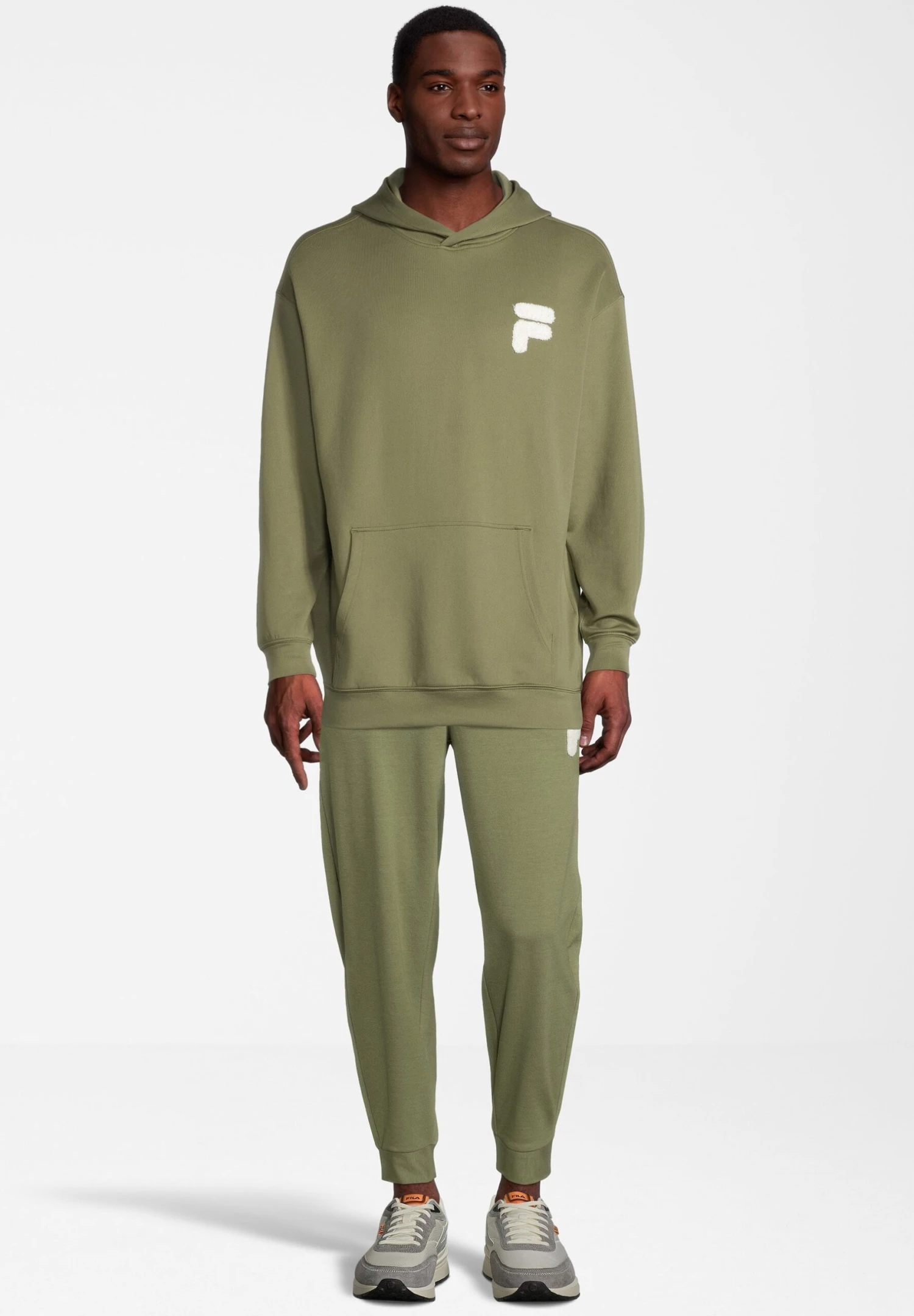 Fila Catanzaro - Jersey Con Capucha - Loden Green - Imagen 2