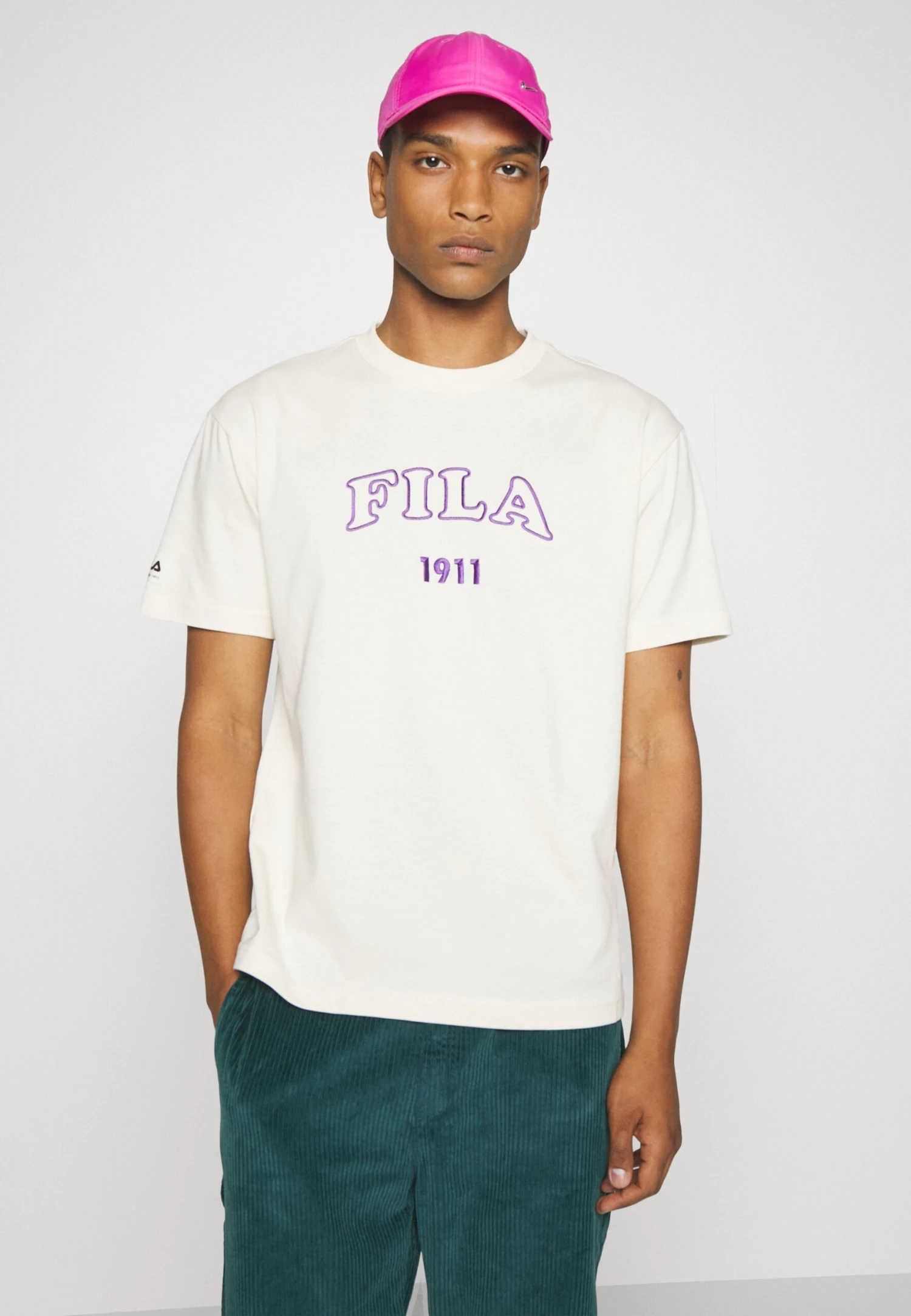 Fila Tripoli Unisex - Camiseta Estampada - Whitecap Gray - Imagen 4