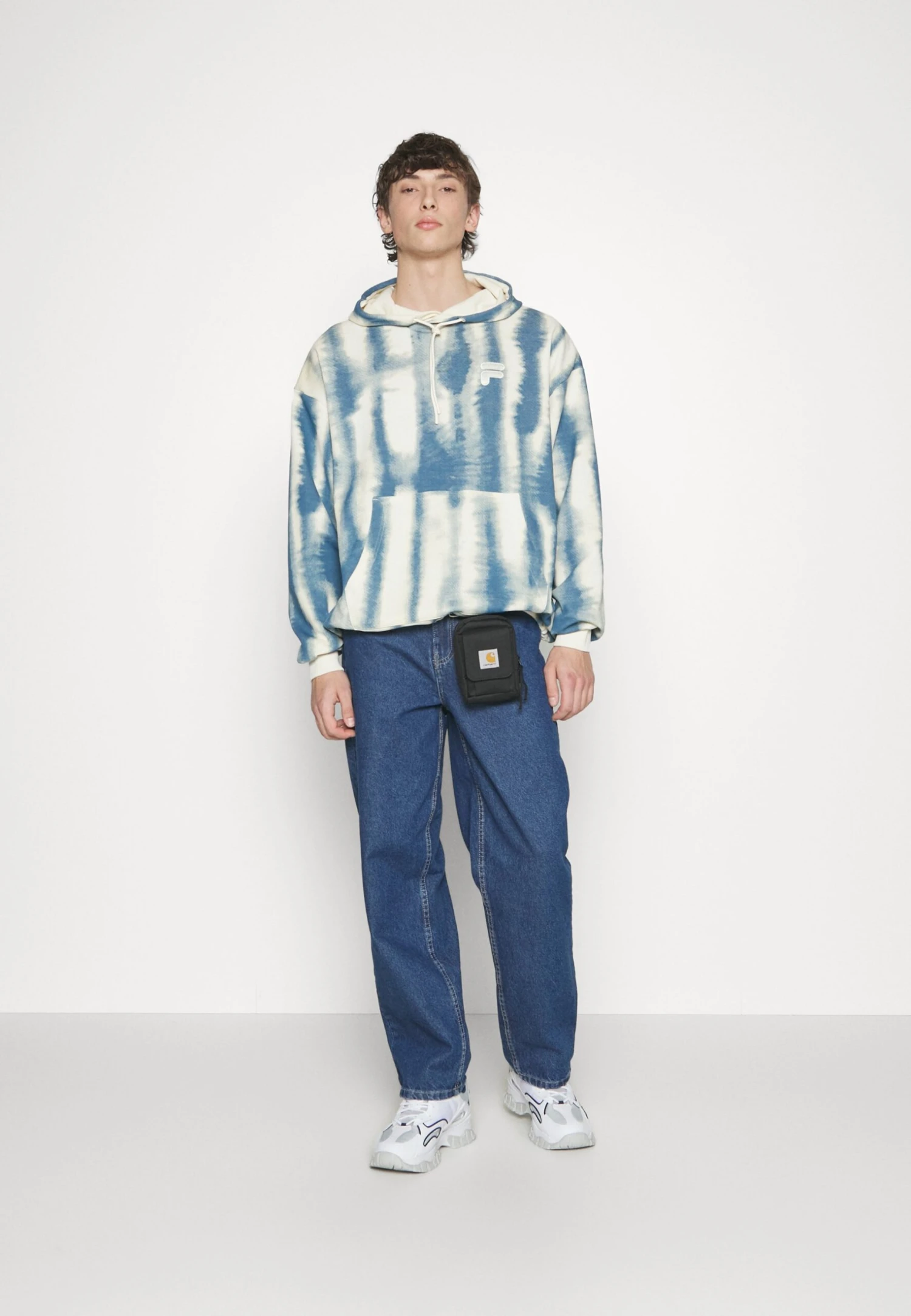 Fila Cajiz Oversized Hoody - Sudadera - Antique White/Water - Imagen 5