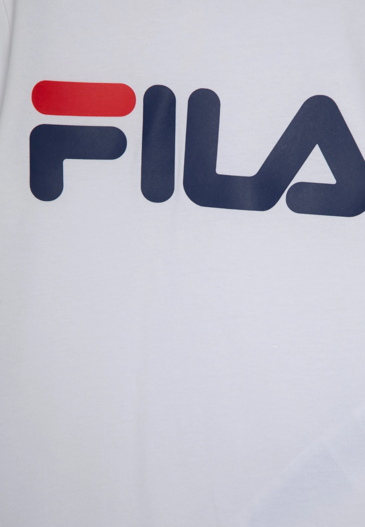 Fila Baia Mare Classic Logo Tee Unisex - Camiseta Estampada - Bright White - Imagen 3