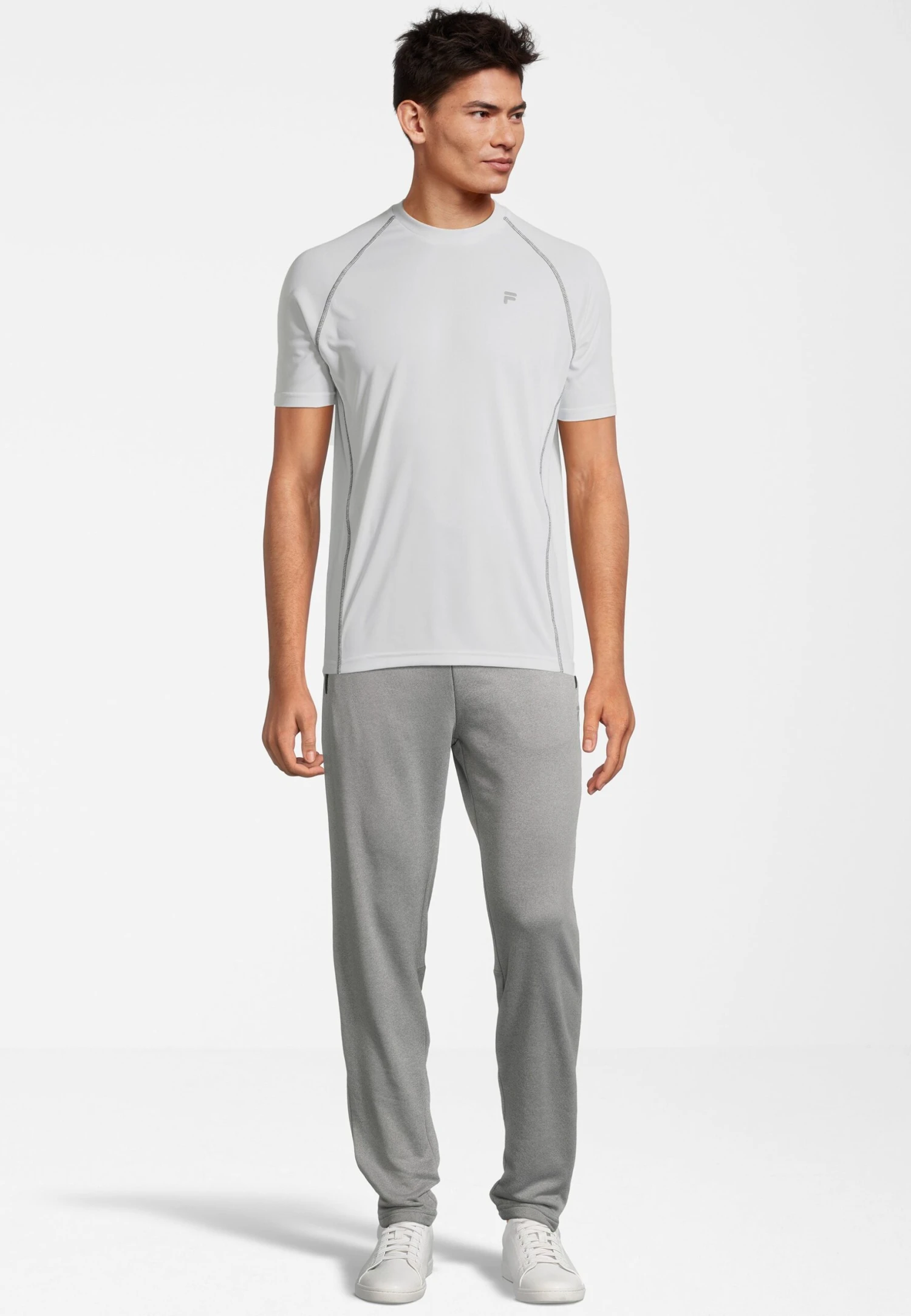 Fila Apparel Lexow Raglan - Camiseta Básica - Light Grey Melange - Imagen 2