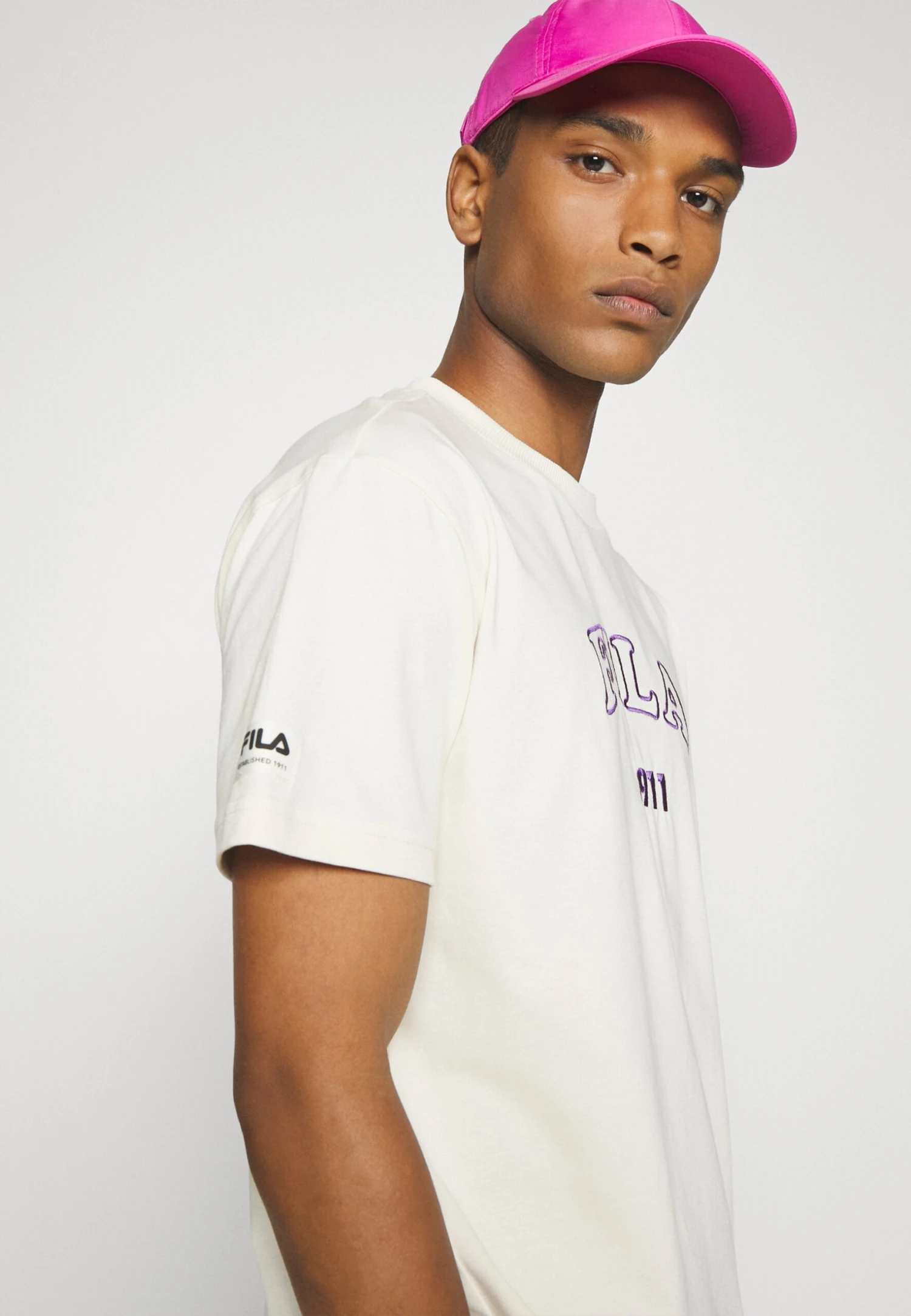 Fila Tripoli Unisex - Camiseta Estampada - Whitecap Gray - Imagen 5