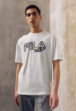 Fila Vr46 Oversized Tee - Camiseta Estampada - Bright White
