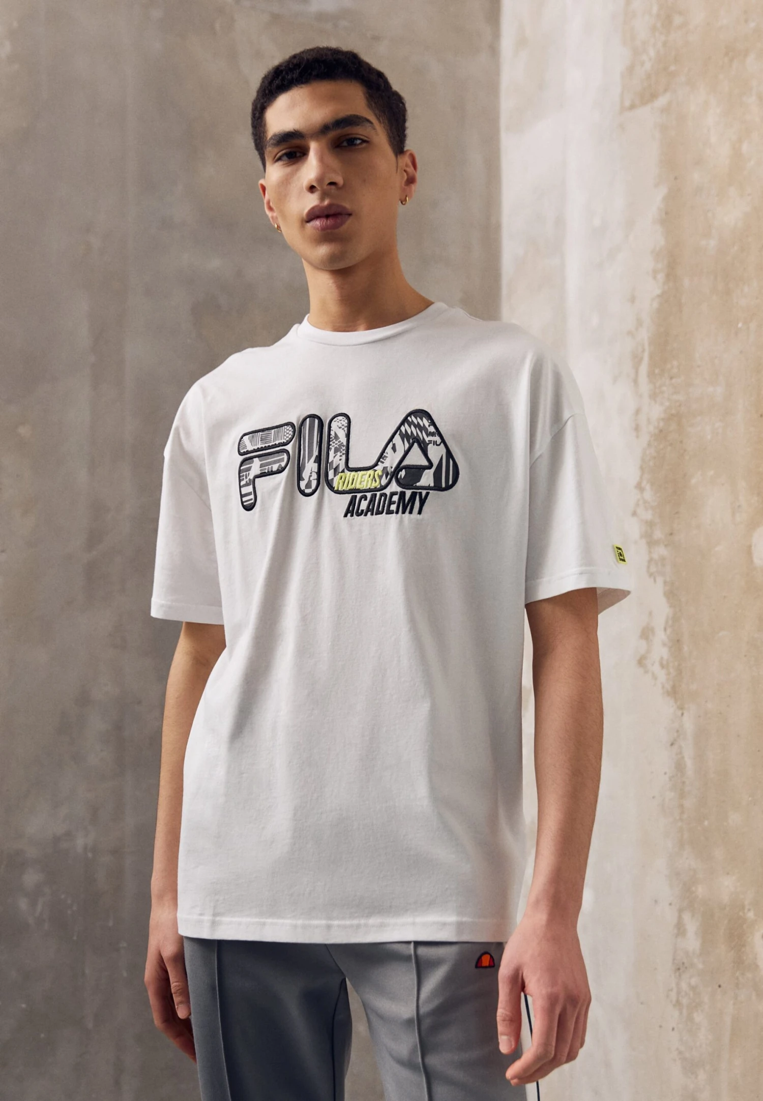 Fila Vr46 Oversized Tee - Camiseta Estampada - Bright White