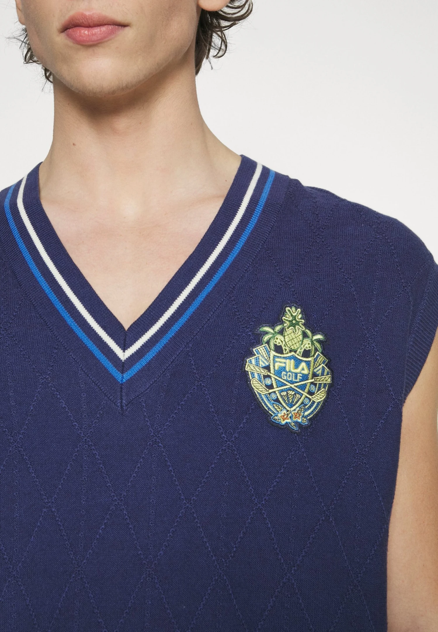 Fila Talkau Knitted - Jersey De Punto - Medieval Blue - Imagen 7